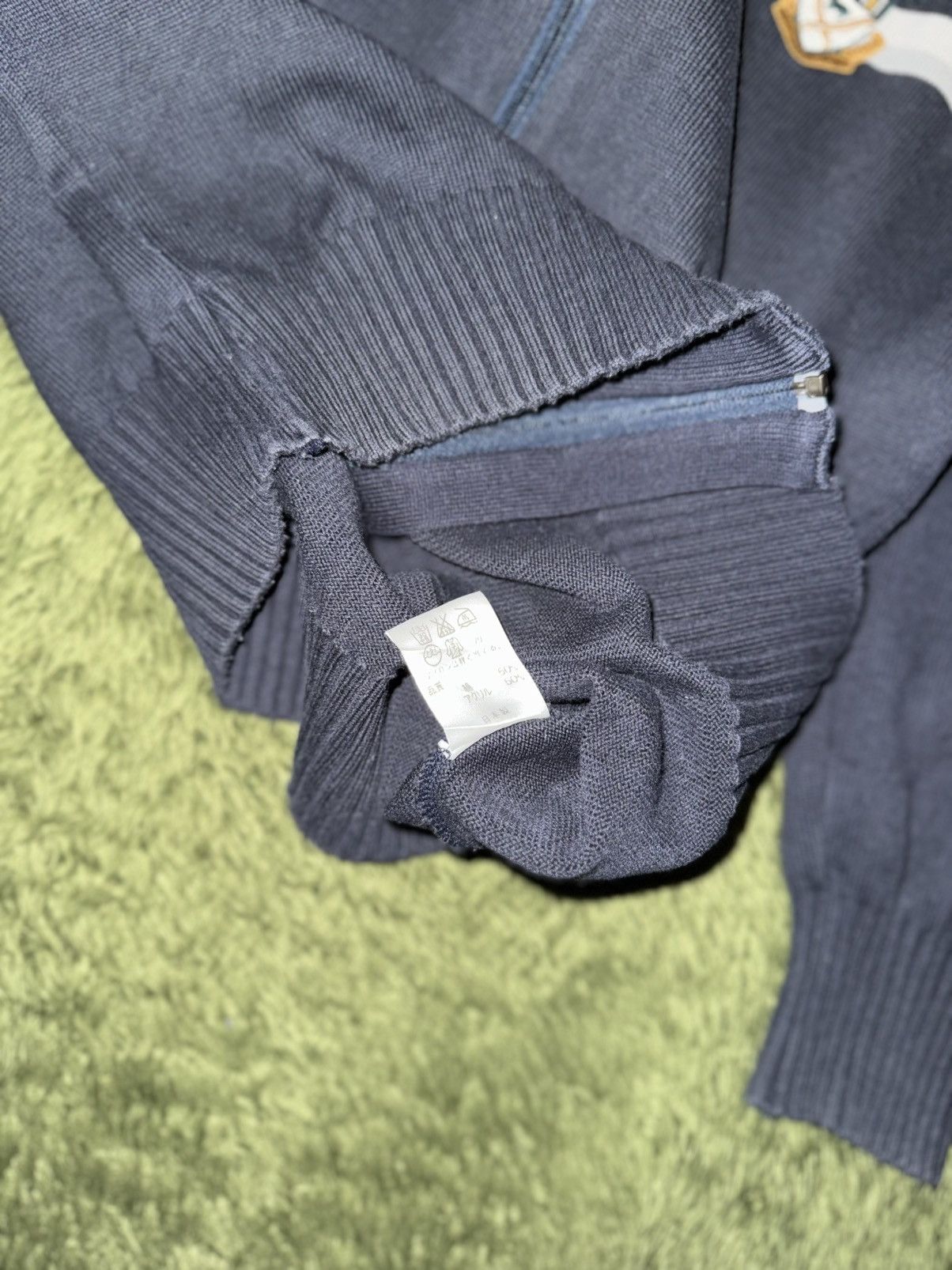J. Press J.Press Made in Japan High-Neck Knit Zip-Up Size US S / EU 44-46 / 1 - 7 Thumbnail