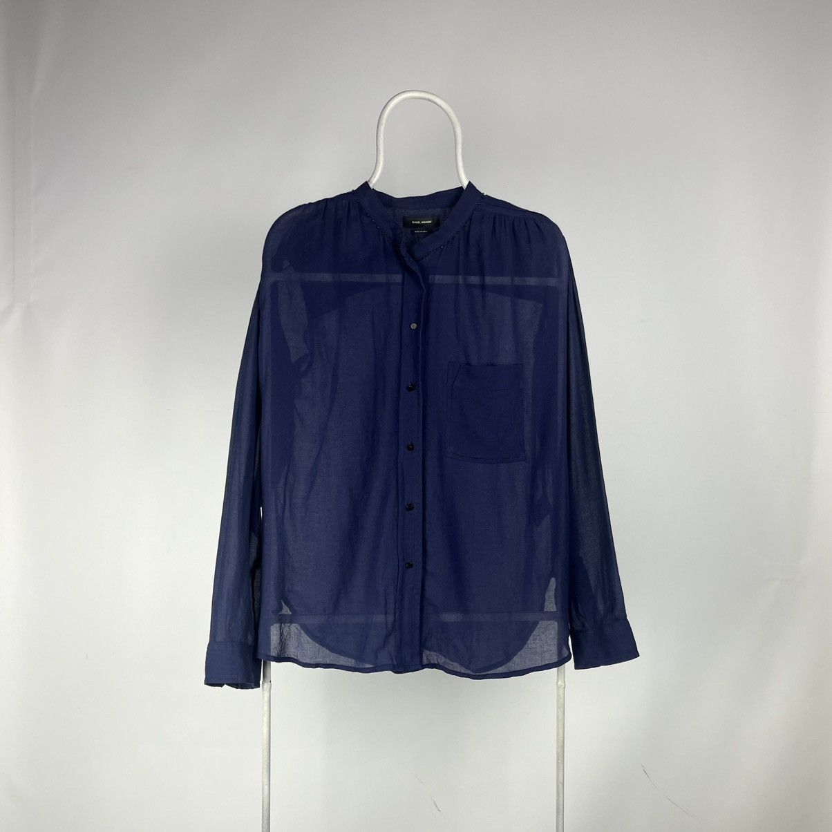 Isabel Marant Isabel Marant button down Pleated beaded blouse shirt 40sz Size S / US 4 / IT 40 - 1 Thumbnail