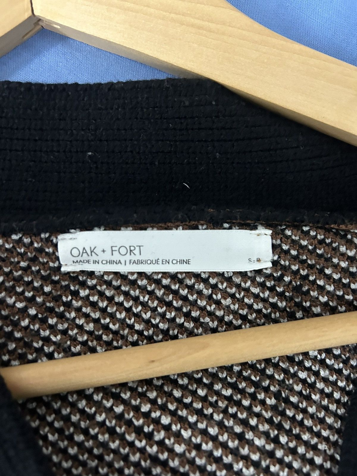 Oak + Fort oak and fort argyle black brown cardigan Size S / US 4 / IT 40 - 3 Thumbnail