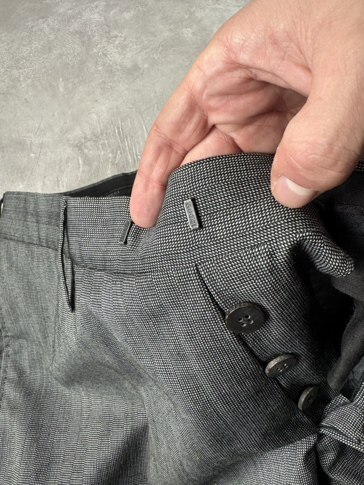 Gucci Gucci Distressed Trouser Pants Size 52R - 11 Thumbnail