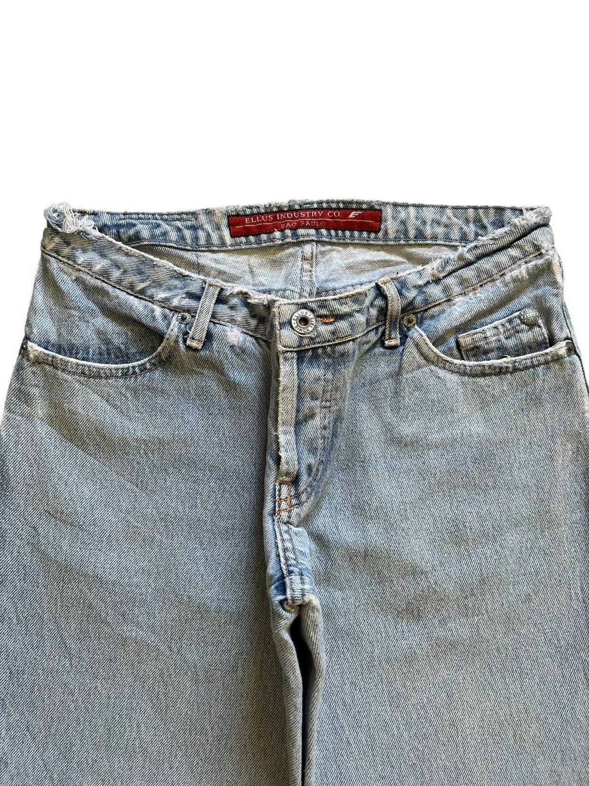 Japanese Brand SALES🔥Vintage Japanese Brand Distressed Flare Jeans Size 27" / US 4 / IT 40 - 4 Thumbnail