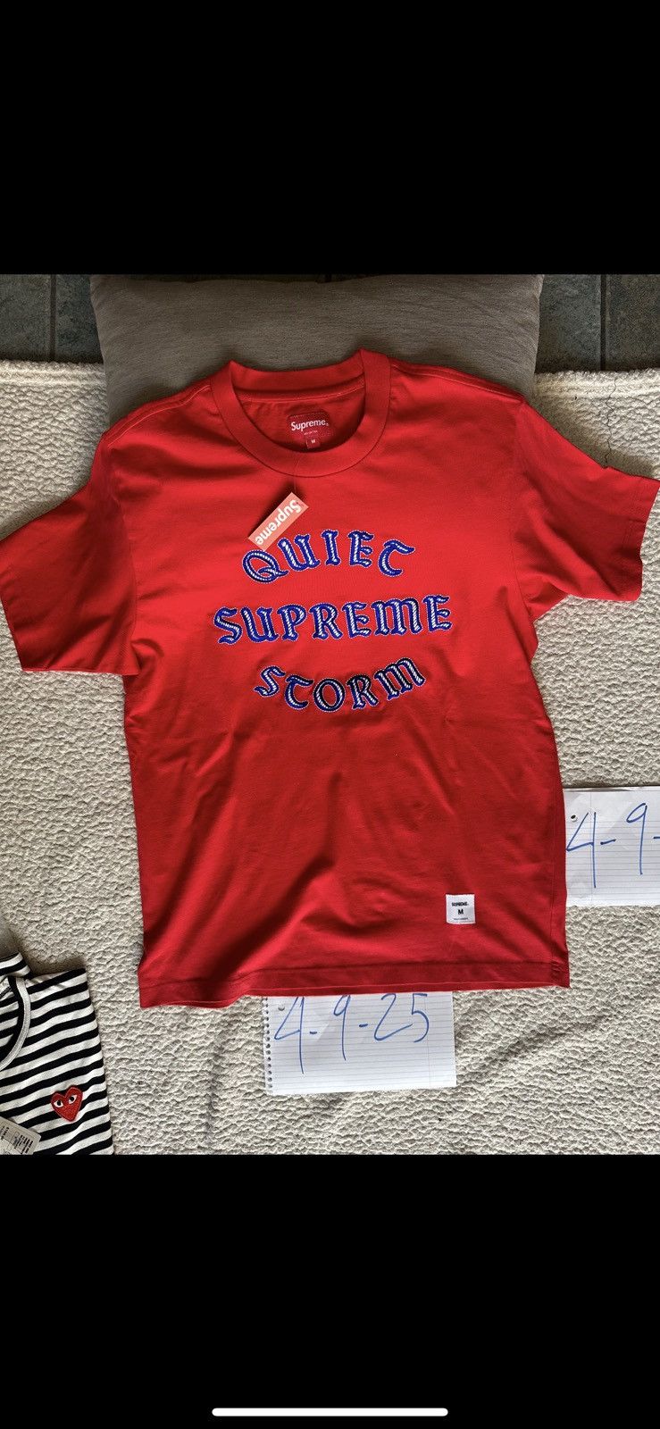 Supreme Supreme “ quiet storm “ long tee Size US M / EU 48-50 / 2 - 1 Thumbnail