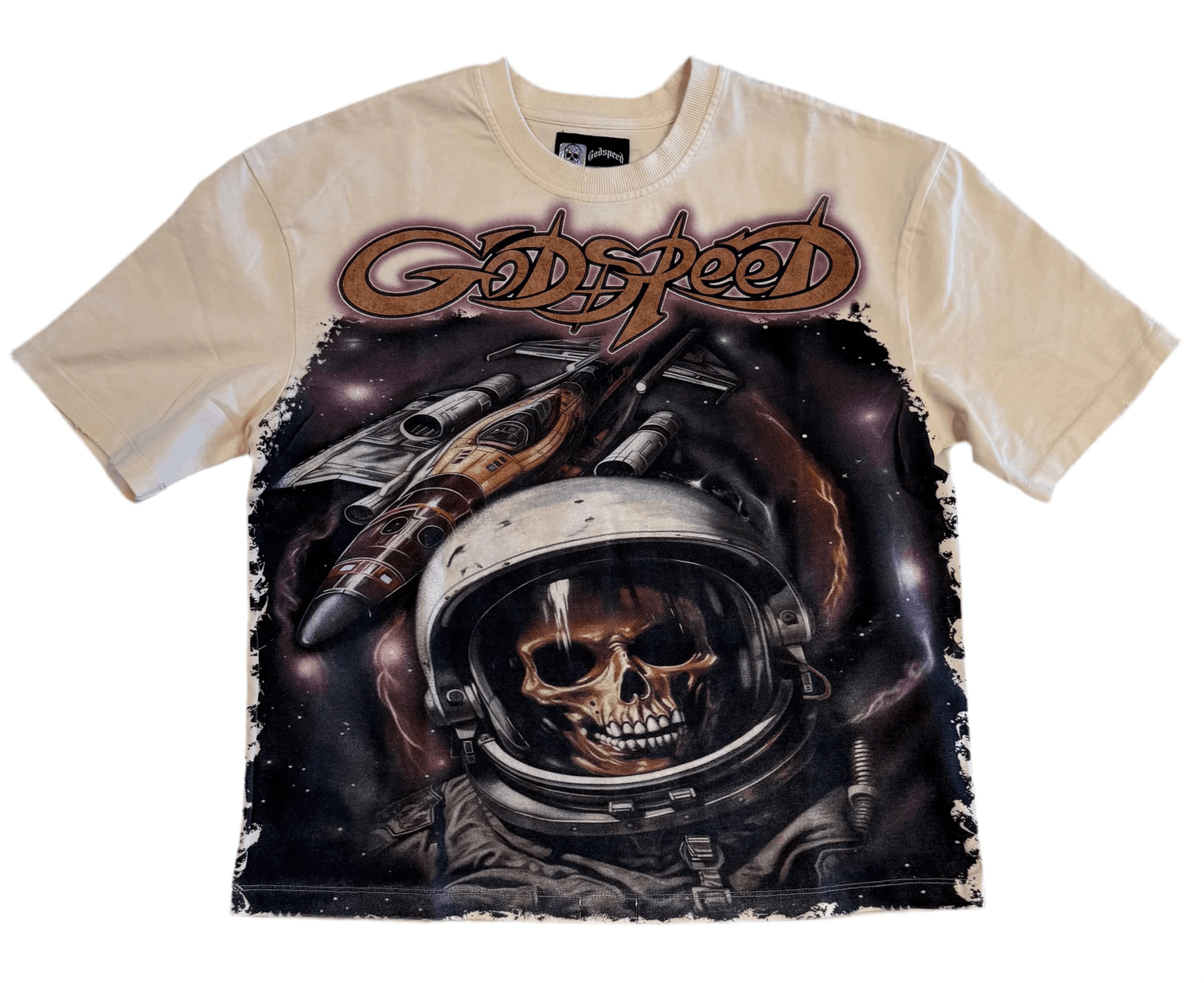 Godspeed Godspeed Space Traveler T-Shirt "Bone" Size US XL / EU 56 / 4 - 1 Thumbnail