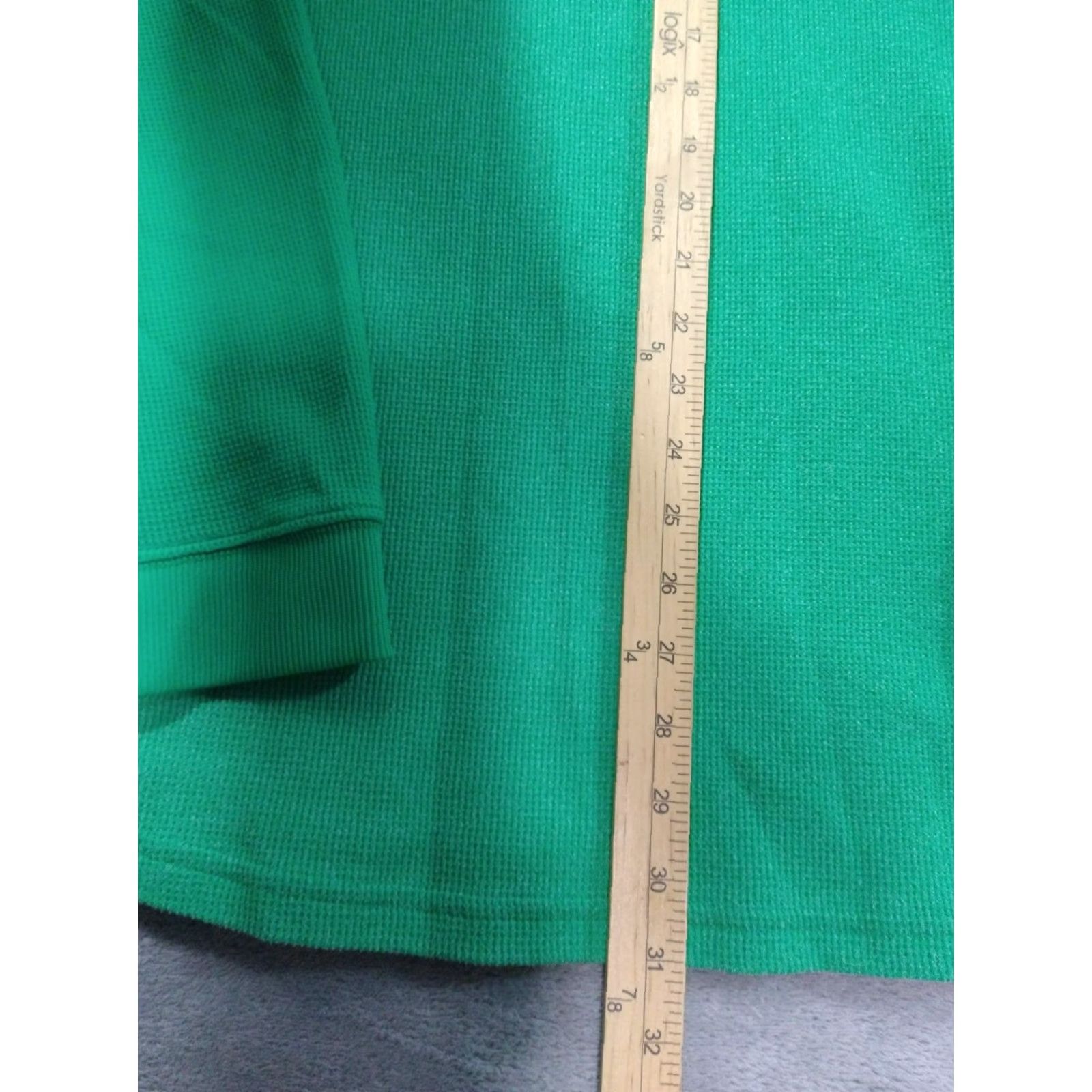 Under Armour Under Armour Shirt Mens 2XL Green Thermal Waffle Knit Crew Neck Pullover Casual / Activewear / Regular / Green / Under Armour / Mens Size US XXL / EU 58 / 5 - 3 Thumbnail