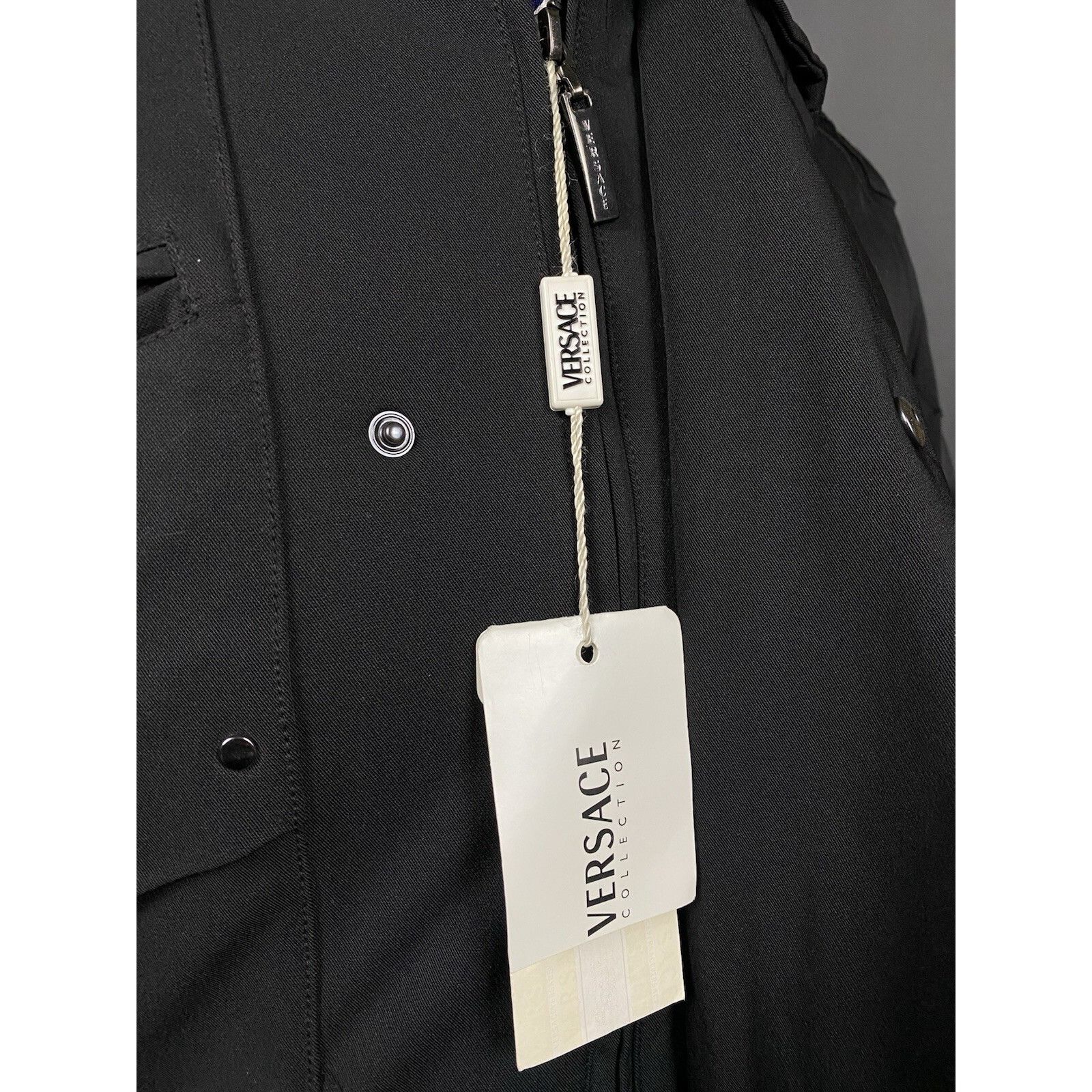 Versace NWT Versace Collection Vintage Men's Black Motorcycle Utilit Size US M / EU 48-50 / 2 - 9 Thumbnail