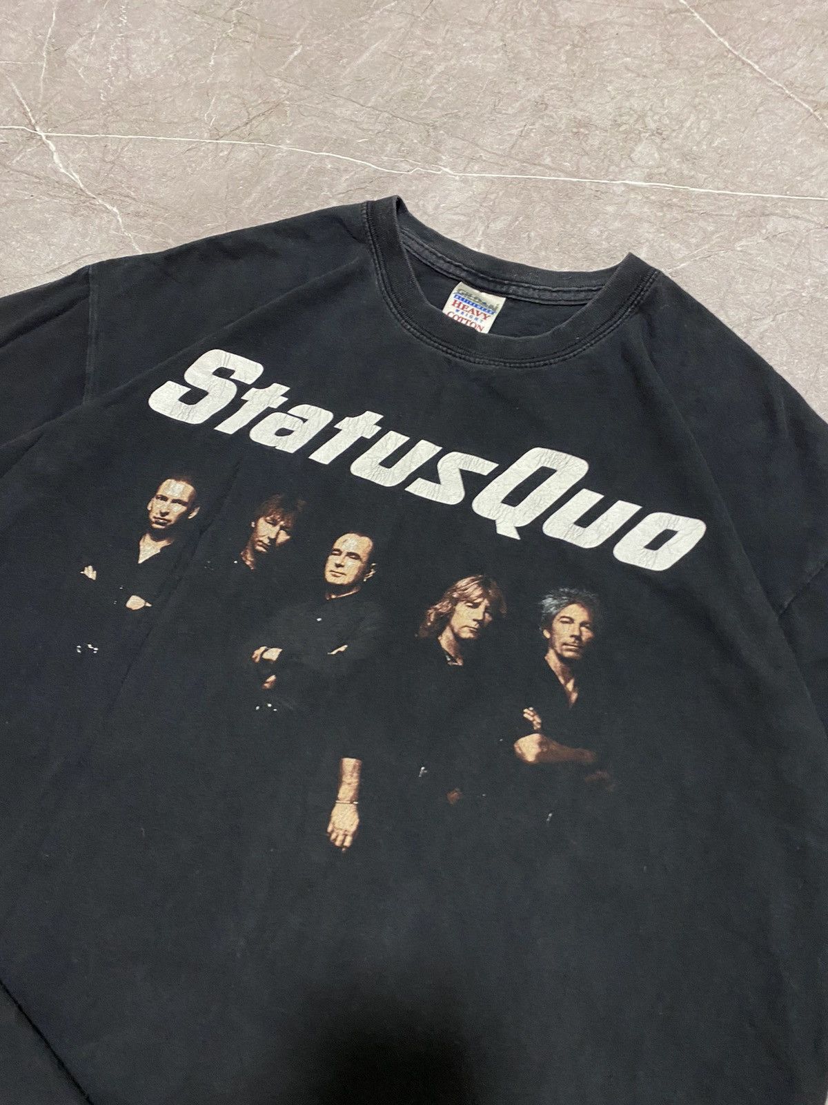 Band Tees × Vintage VTG Status Quo Heavy Traffic World Tour T Shirt Summer 2003 Size US XL / EU 56 / 4 - 3 Thumbnail
