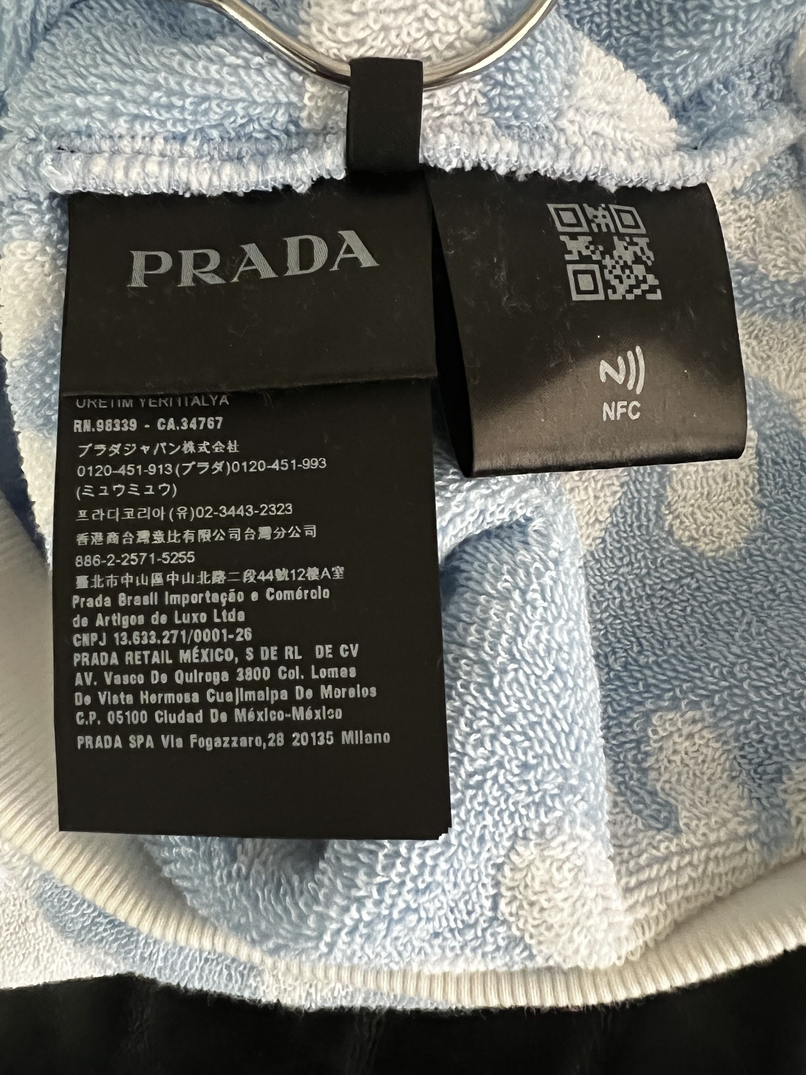 Prada PRINTED TERRY-COTTON HOODIE Size US S / EU 44-46 / 1 - 11 Thumbnail