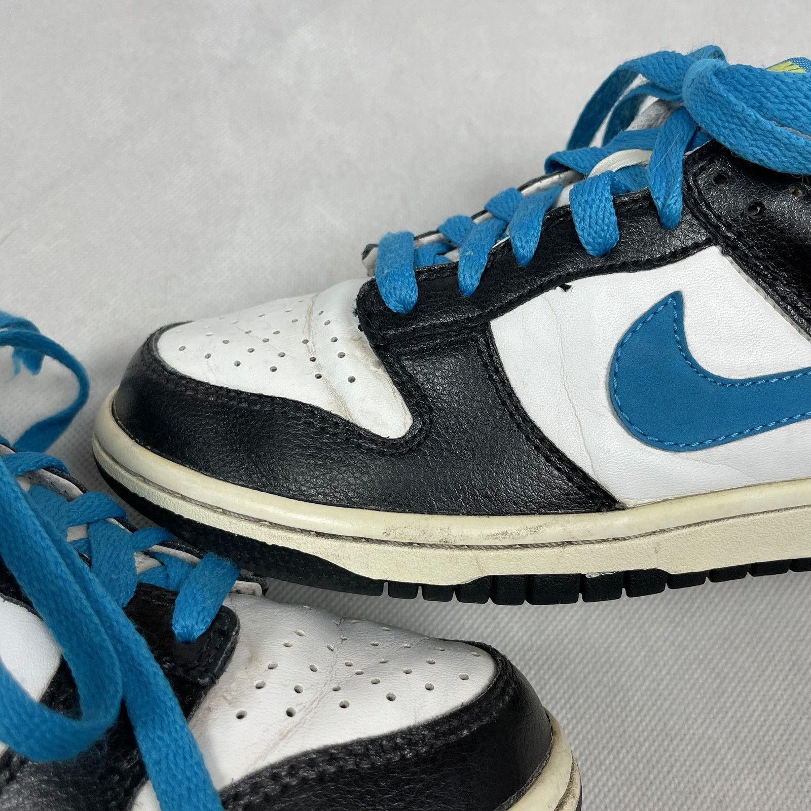 Nike Nike Dunk Low GS 310569-147 White/Orion Blue Sneaker Size 4Y Size US 4 / IT 34 - 5 Thumbnail