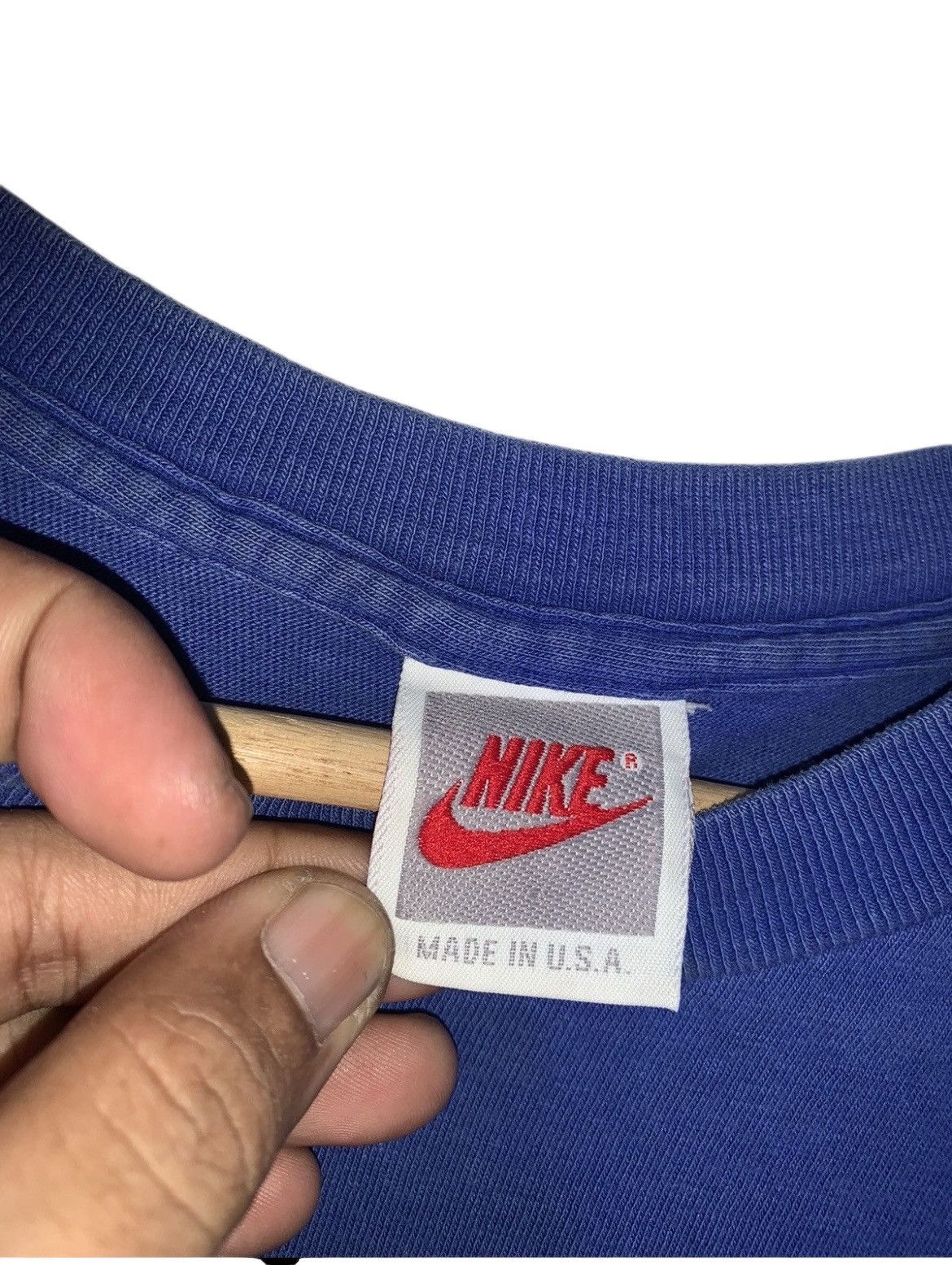Vintage vintage NIKE AIR JORDAN BIG BACKHIT PRINT 90’s Size US M / EU 48-50 / 2 - 5 Thumbnail