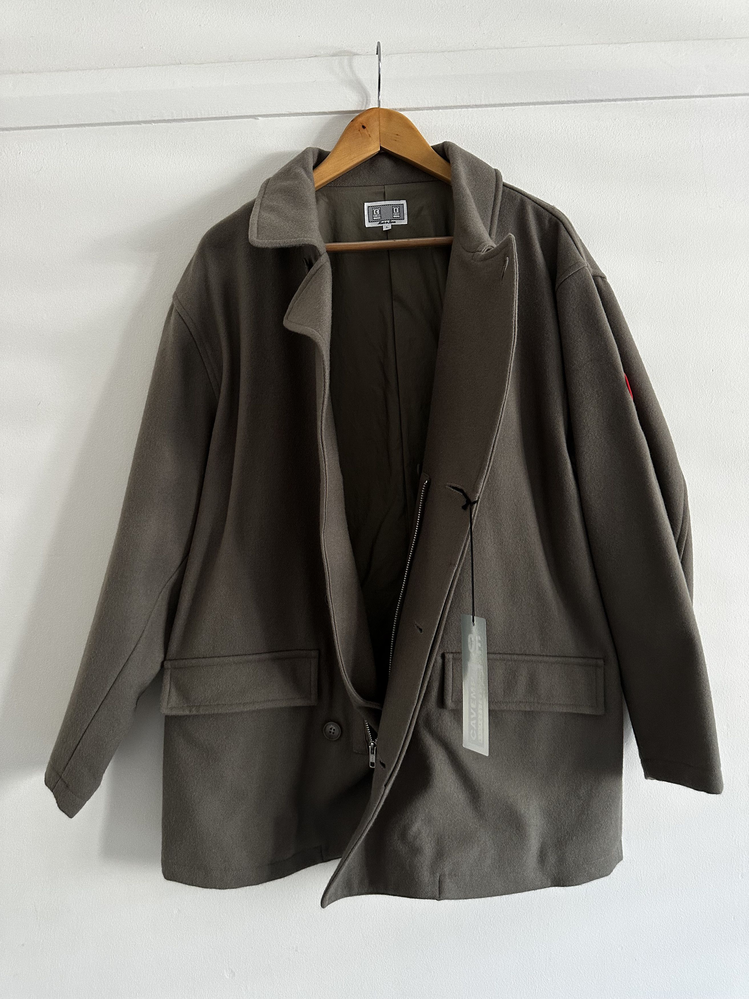Cav Empt Cav Empt FW 2018 Wool Lapel Coat Size US L / EU 52-54 / 3 - 4 Thumbnail