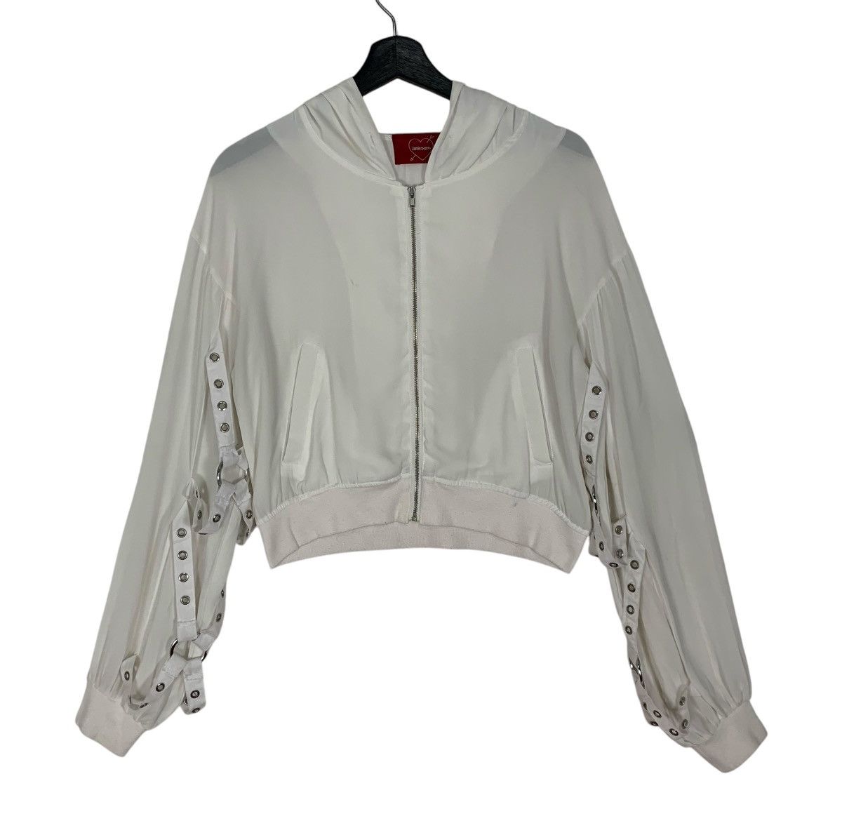 Japanese Brand Jamie I-I7 JapaneseBrand StreetWear Crop top Hoodie Jacket Size S / US 4 / IT 40 - 1 Thumbnail