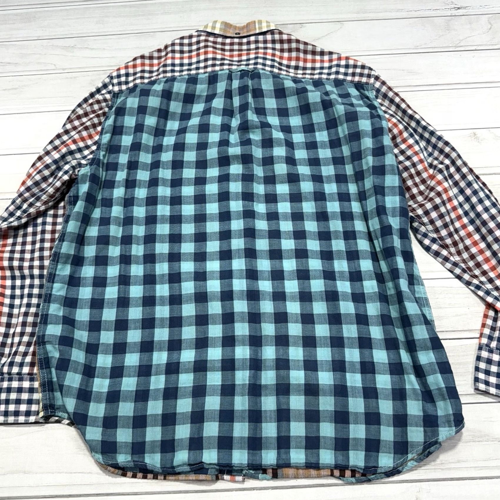 Tommy Bahama Tommy Bahama Shirt XXL Colorful Loud Carnival Mixer Plaid Button Front Size US XXL / EU 58 / 5 - 4 Thumbnail
