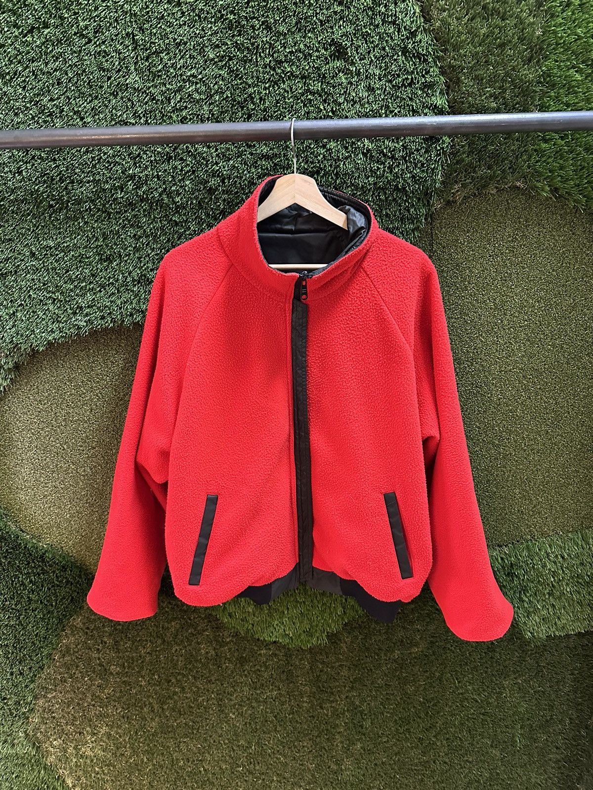 Vintage Vintage Hack Sport Reversible Fleece Jacket Large Size US L / EU 52-54 / 3 - 3 Thumbnail