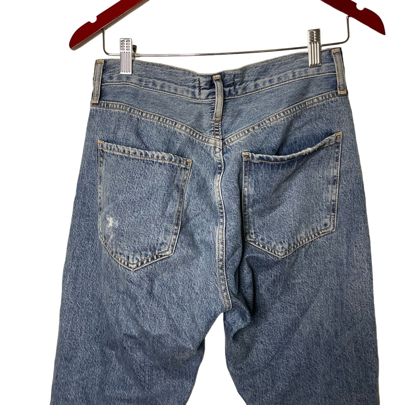 Agolde AGOLDE Riley High Rise Straight Crop Jeans sz 27 Size 27" / US 4 / IT 40 - 10 Thumbnail