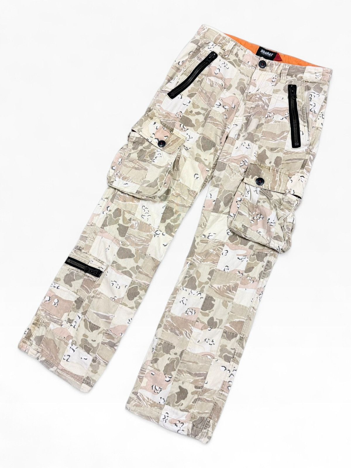 GOODENOUGH Vtg🔥90’s Doarat All Camoflauge Patchwork Multipocket Cargo Size US 33 - 6 Thumbnail