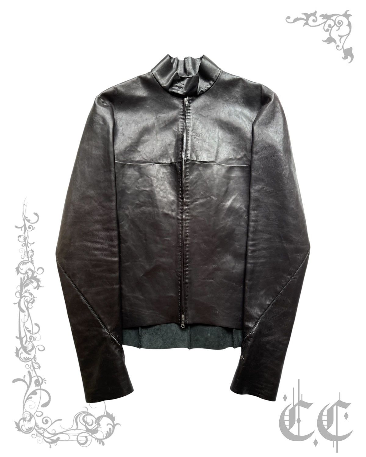 Ma+ Ma+ Horse Leather Biker Jacket Size US L / EU 52-54 / 3 - 1 Thumbnail