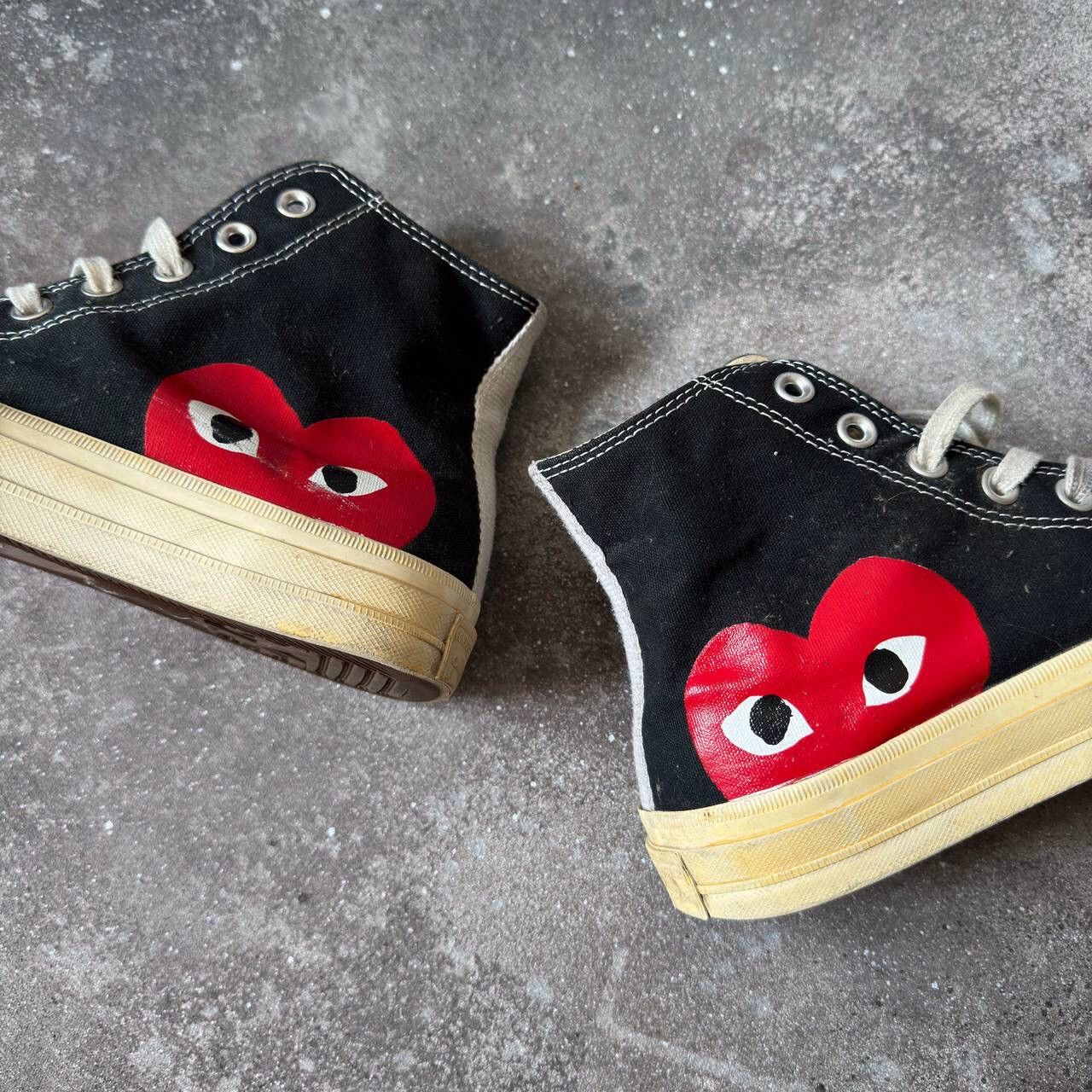 Comme des Garcons Converse x Play Comme des Garçons Unisex Hi Sneakers Size US 7.5 / EU 40-41 - 7 Thumbnail