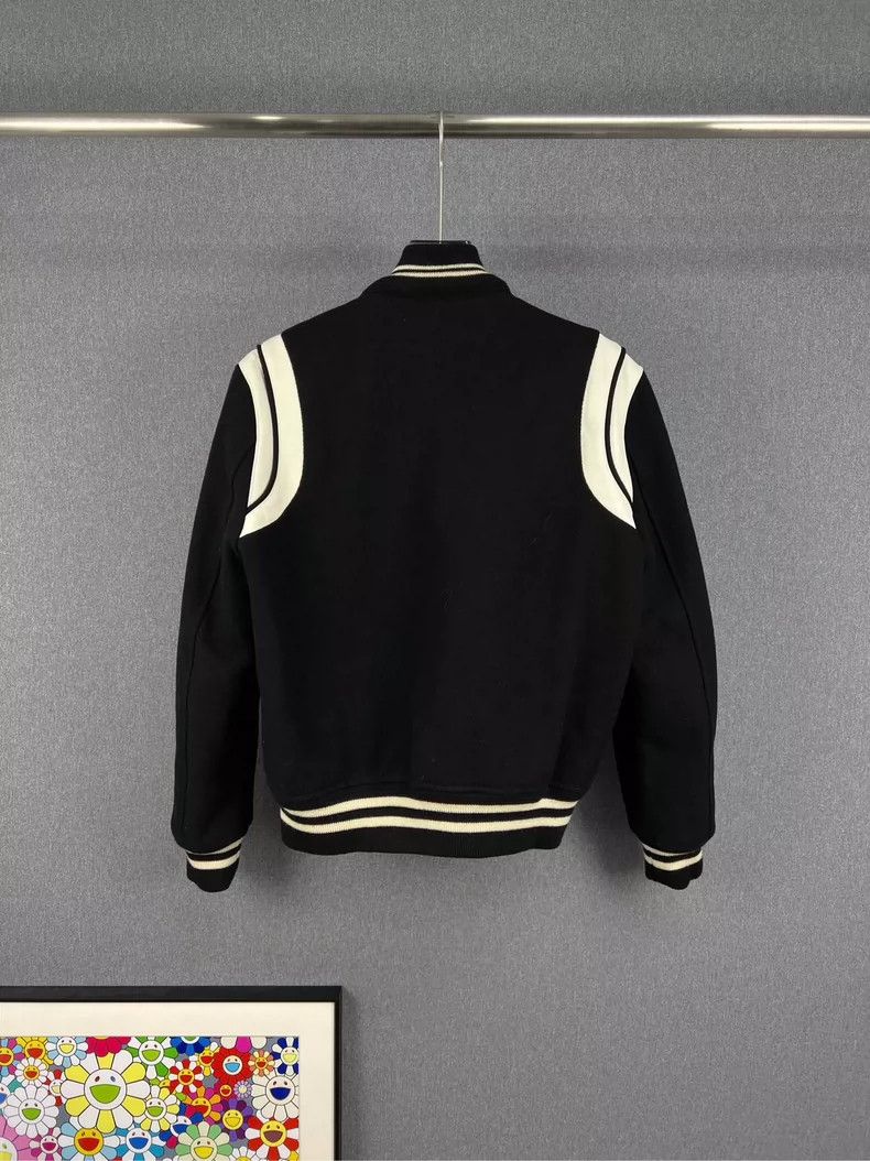 Saint Laurent Paris Saint Laurent Paris Black and white Teddy jacket Nextarrow- Size US S / EU 44-46 / 1 - 2 Thumbnail