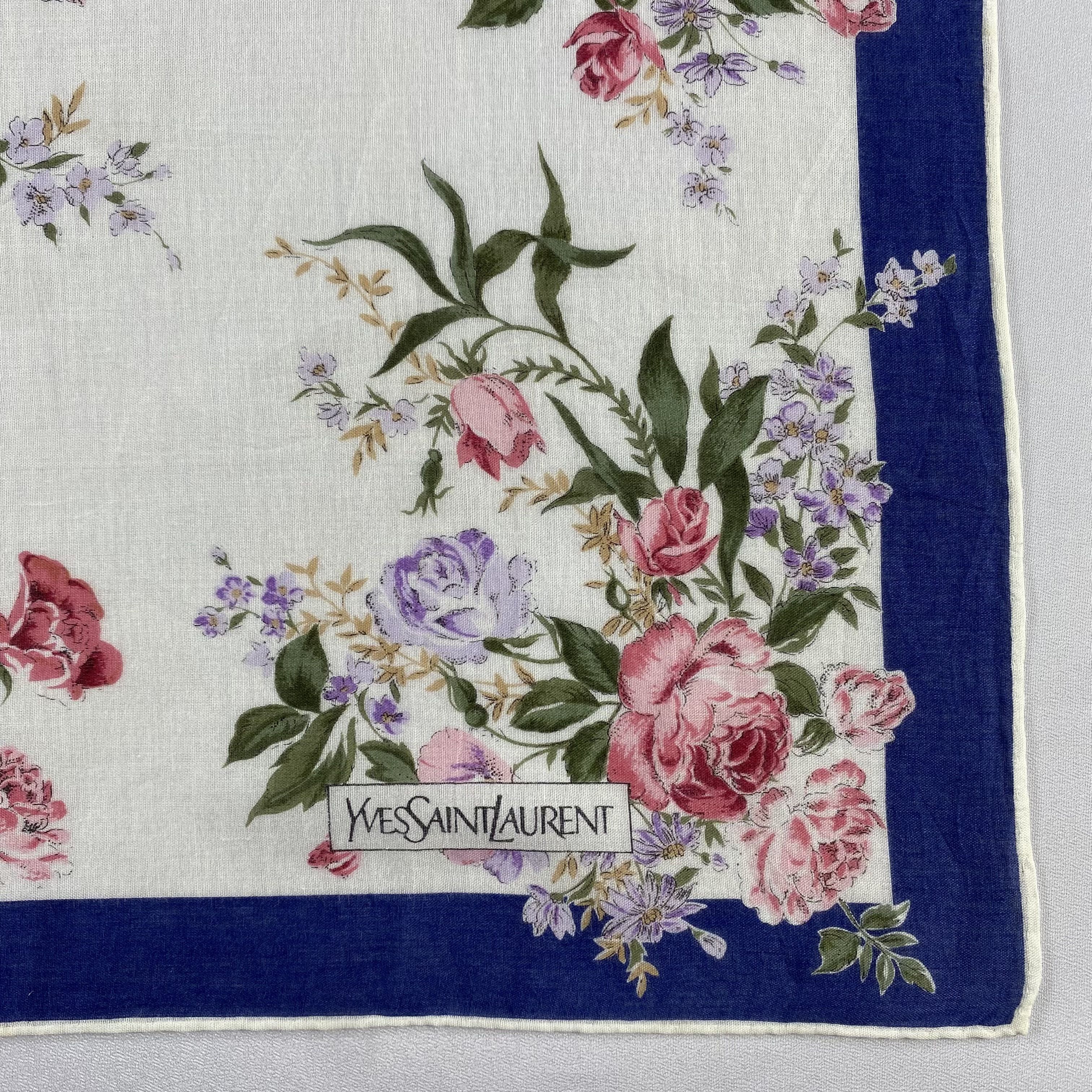 Vintage × Yves Saint Laurent Yves Saint Laurent Neckerchief / Handkerchief-P946 Size ONE SIZE - 3 Thumbnail