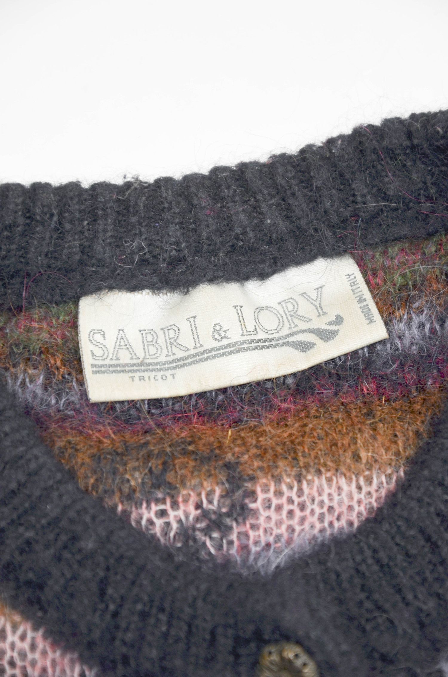Vintage Vintage Sabri & Lory Italian Mohair Knit Cardigan - L Size L / US 10 / IT 46 - 7 Thumbnail