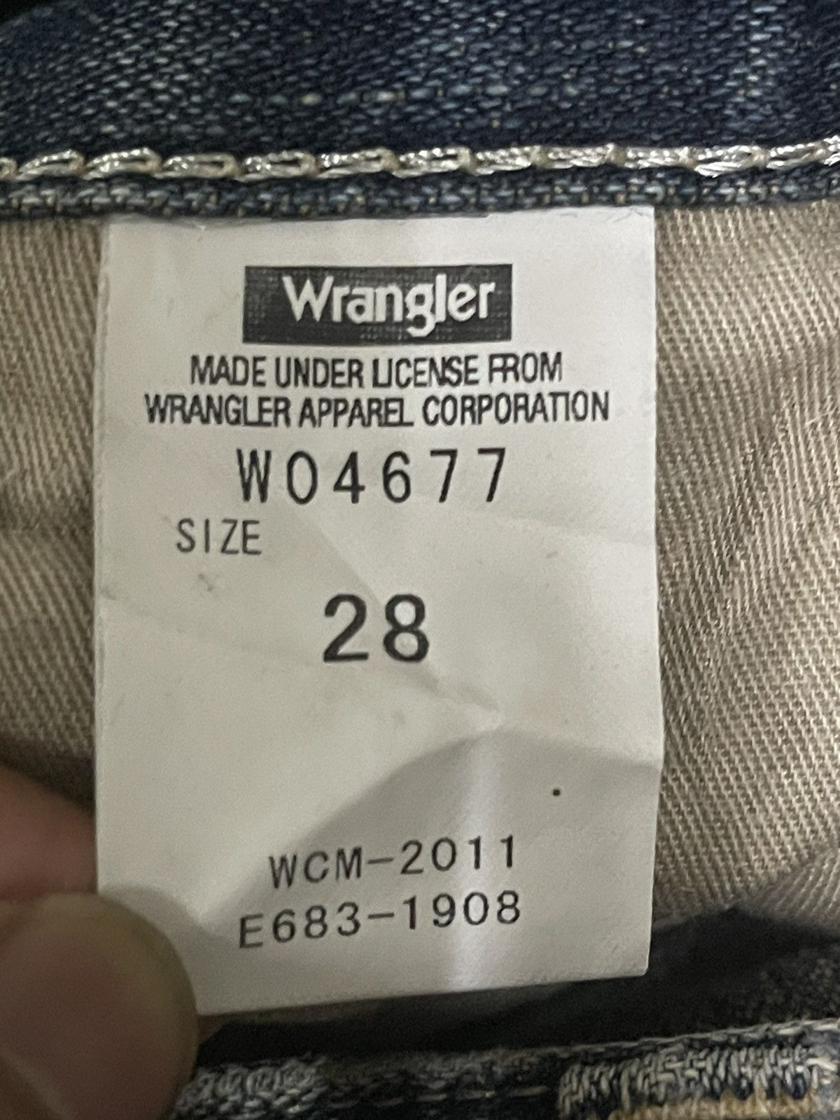 Wrangler Vintage Wrangler Classic Blue Wash Style Flare Jeans Size US 29 - 9 Thumbnail