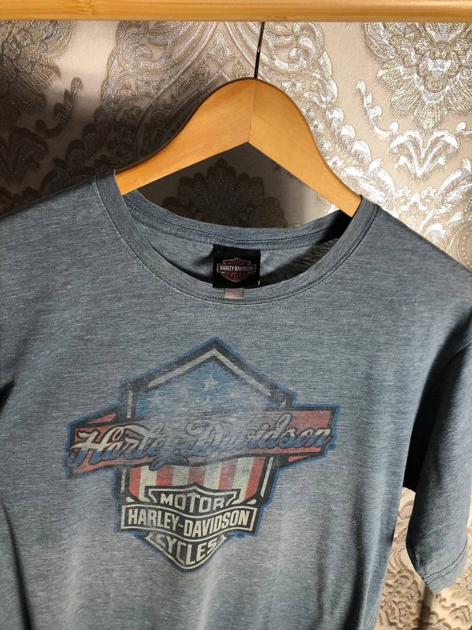 Harley Davidson × Vintage VERY RARE HARLEY DAVIDSON MOTORCYCLE DOUBLE PRINTED 90s Y2K Size US XL / EU 56 / 4 - 3 Thumbnail
