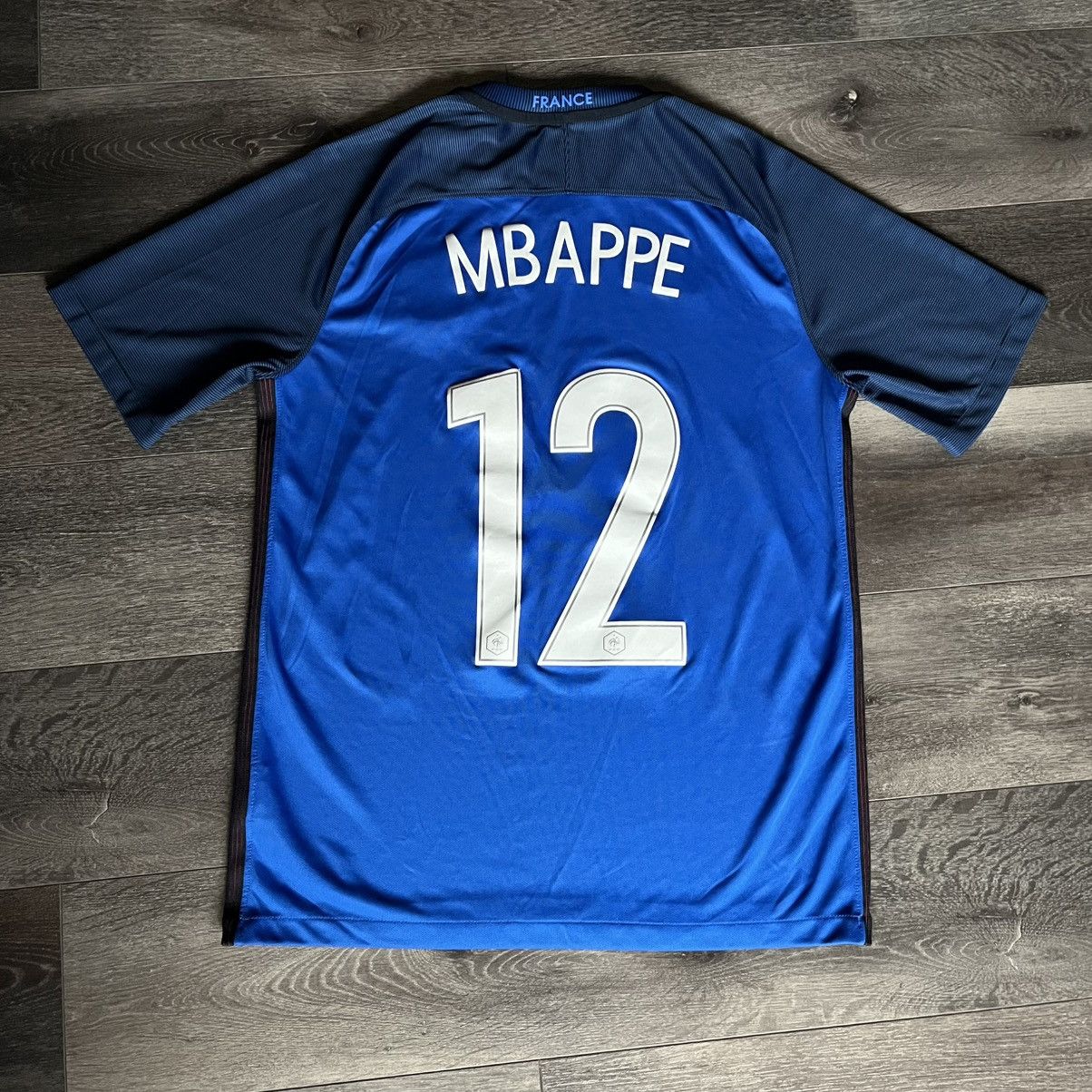 Nike Nike France Kylian Mbappe FC Soccer Jersey Home Kit 2016/17 Size US M / EU 48-50 / 2 - 1 Thumbnail