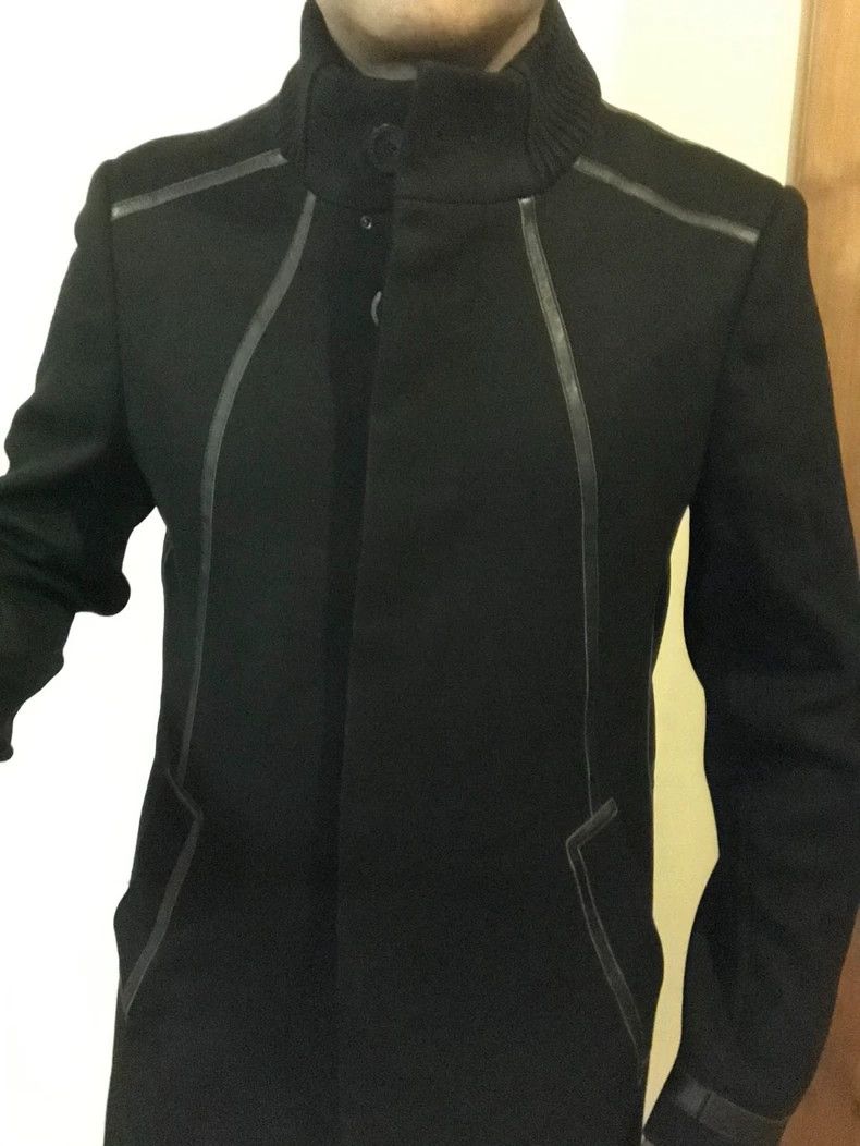 Givenchy Classic black thick wool winter coat