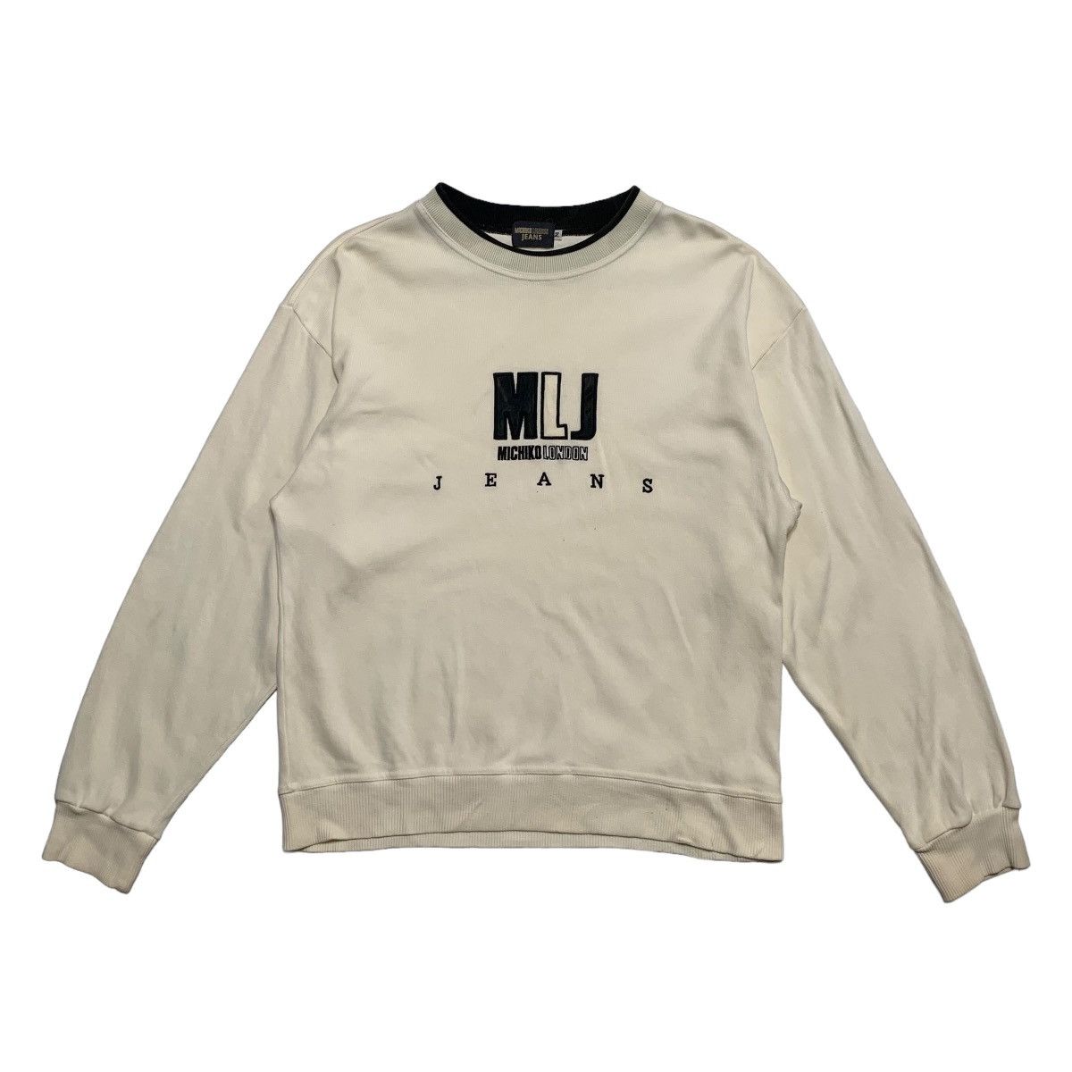 Michiko Koshino London Michiko London Jeans Big Logo Sweatshirt Size US S / EU 44-46 / 1 - 1 Thumbnail