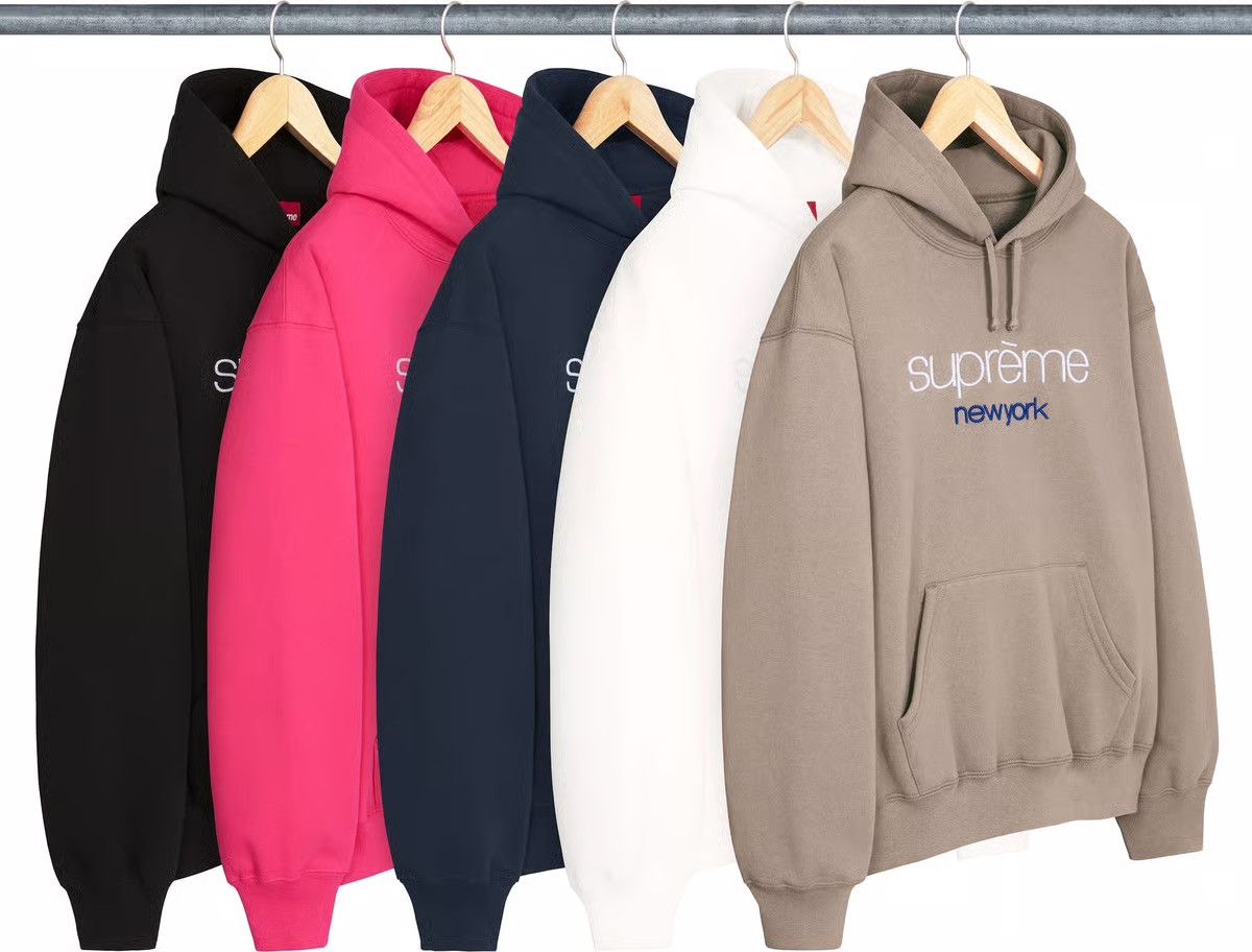 Supreme Supreme®️ Classic Logo Hooded Sweatshirt White SS26 Size US M / EU 48-50 / 2 - 3 Thumbnail