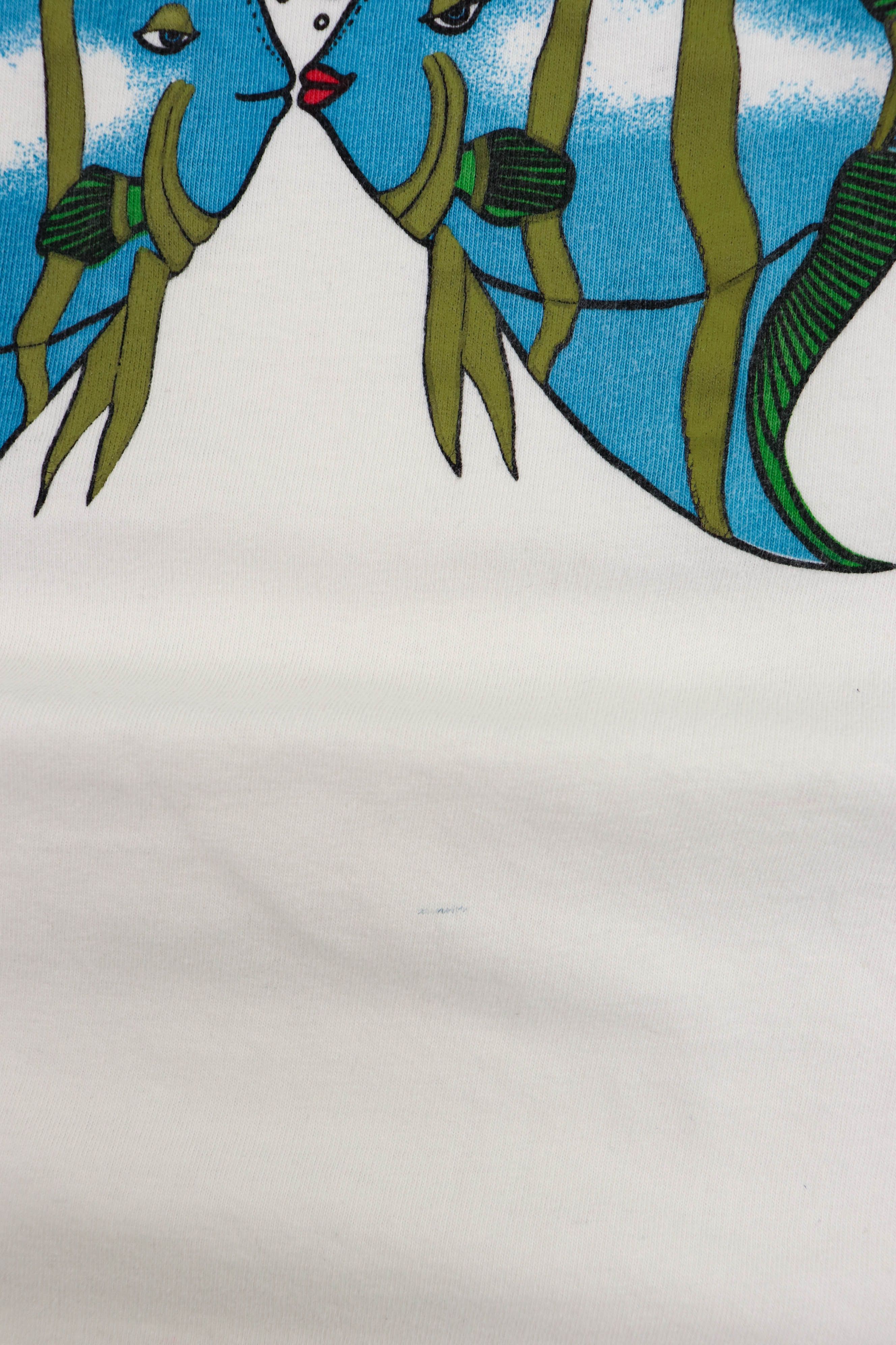 Vintage Rendezvous The Escape For Romantics Kissing Fish T-shirt Tee Size US L / EU 52-54 / 3 - 7 Thumbnail