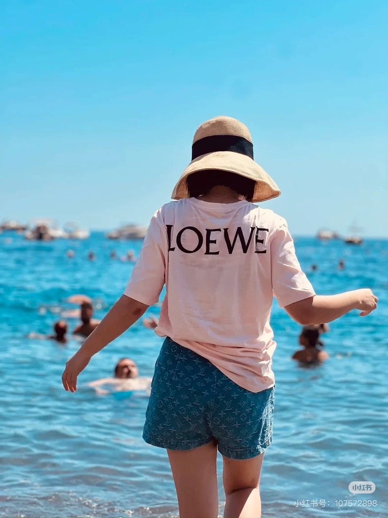 Loewe LOEWE Pink S size round neck short sleeve baby elephant pa Size S / US 4 / IT 40 - 4 Thumbnail