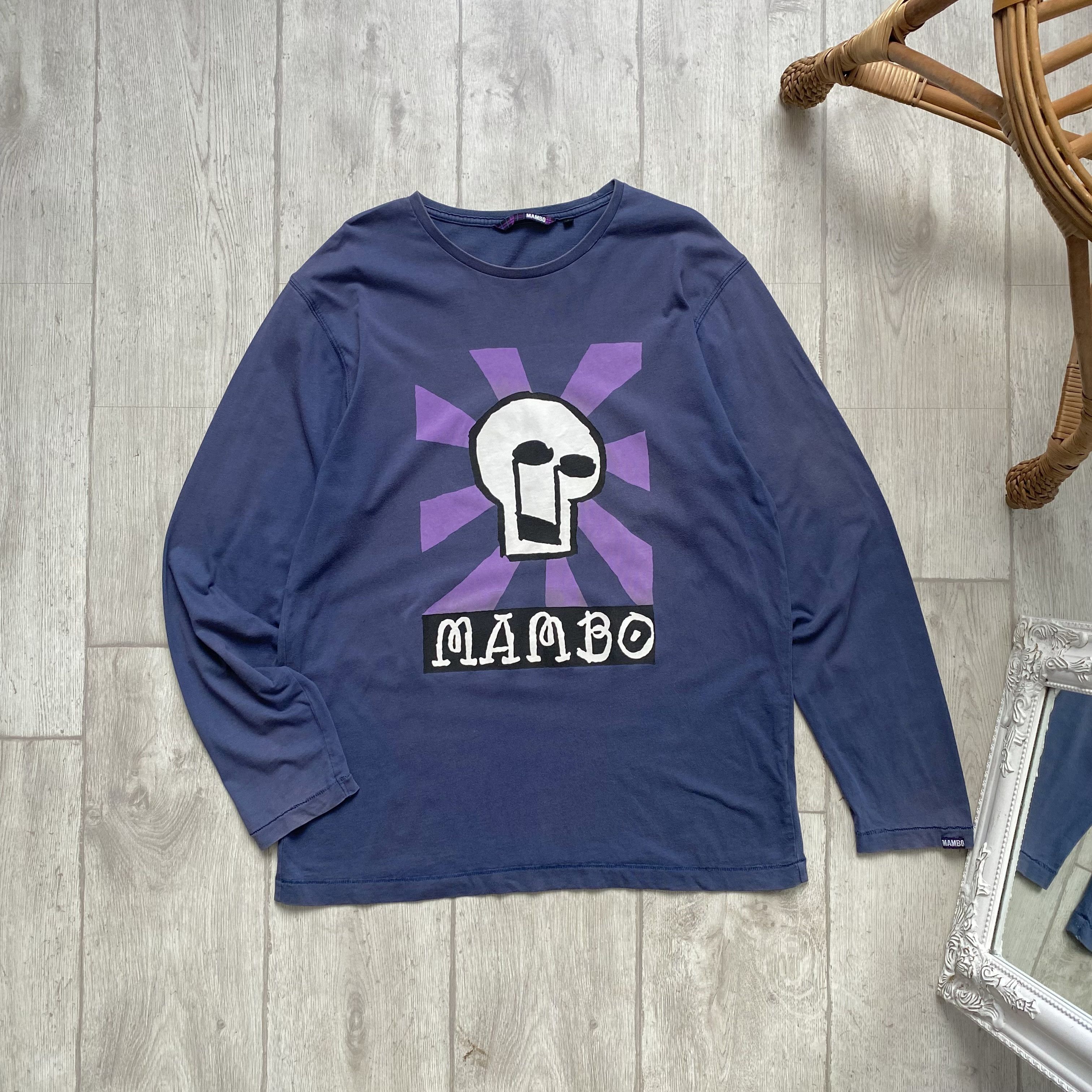 Mambo Vintage Faded Mambo Tee Longsleeve Skull Big Logo Size US L / EU 52-54 / 3 - 1 Thumbnail