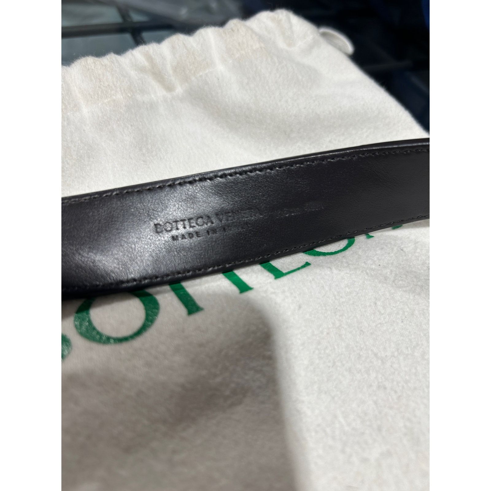 Bottega Veneta BOTTEGA LEATHER BELT SIZE 46 Size 46 - 2 Thumbnail