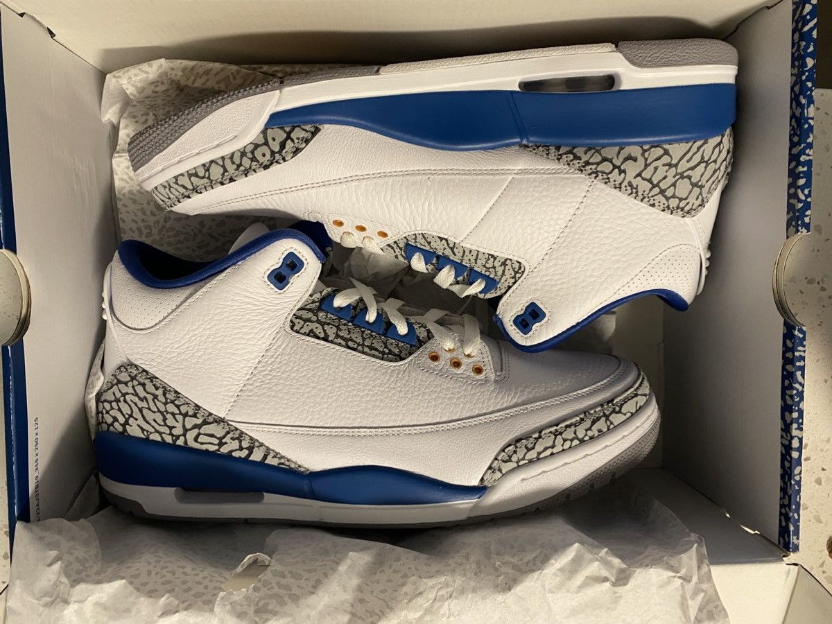 Nike Jordan 3 Wizards - Size 11 Size US 11 / EU 44 - 3 Thumbnail