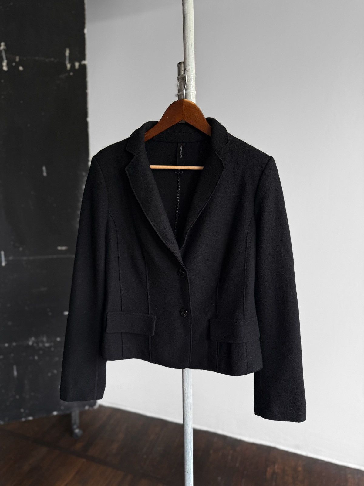Designer Marc Cain Womens Premium Wool Blazer Jacket Long Sleeve Size M / US 6-8 / IT 42-44 - 1 Thumbnail