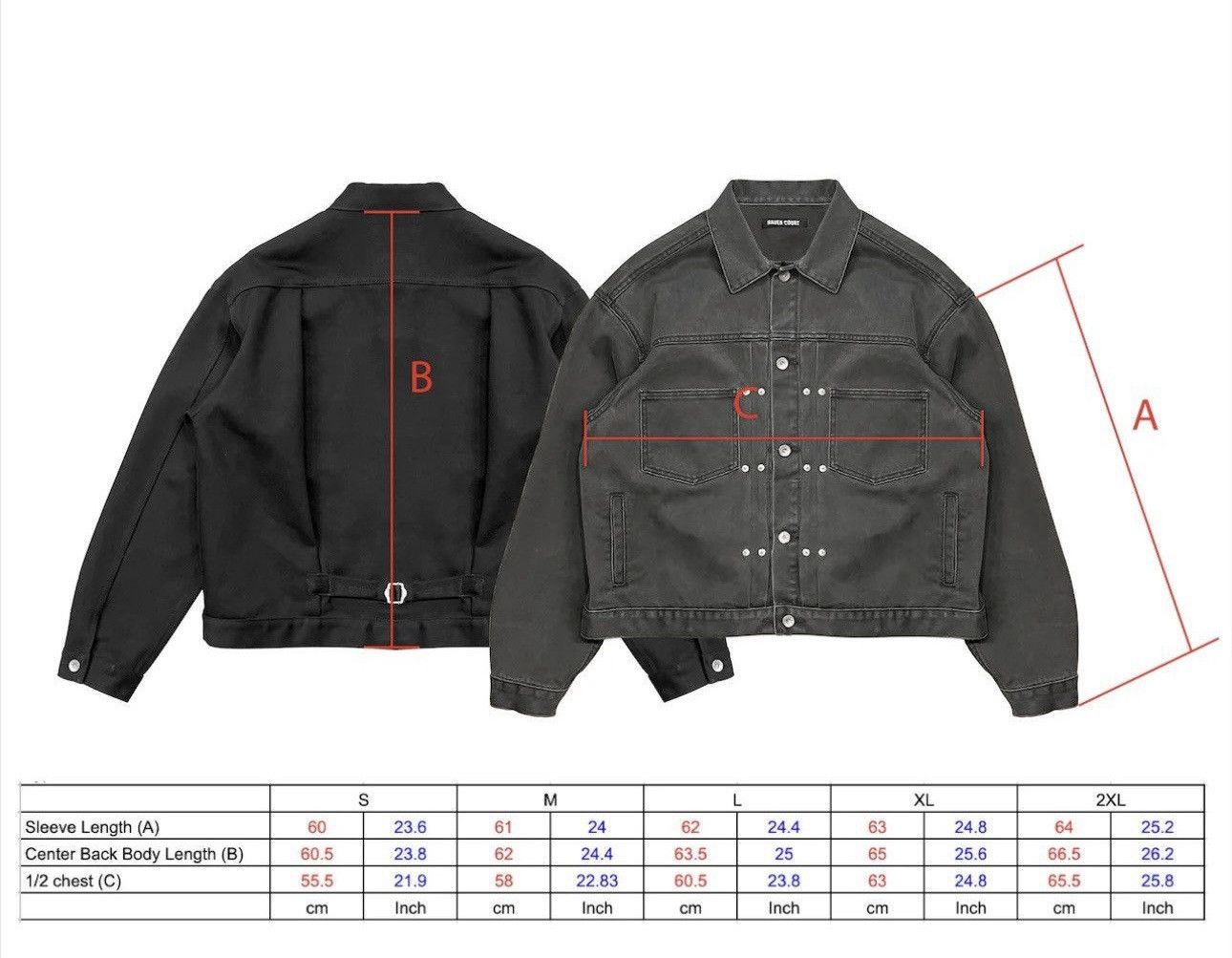 Haven Court Haven Court Type II Graphite Denim Jacket, XXL Size US XXL / EU 58 / 5 - 14 Thumbnail