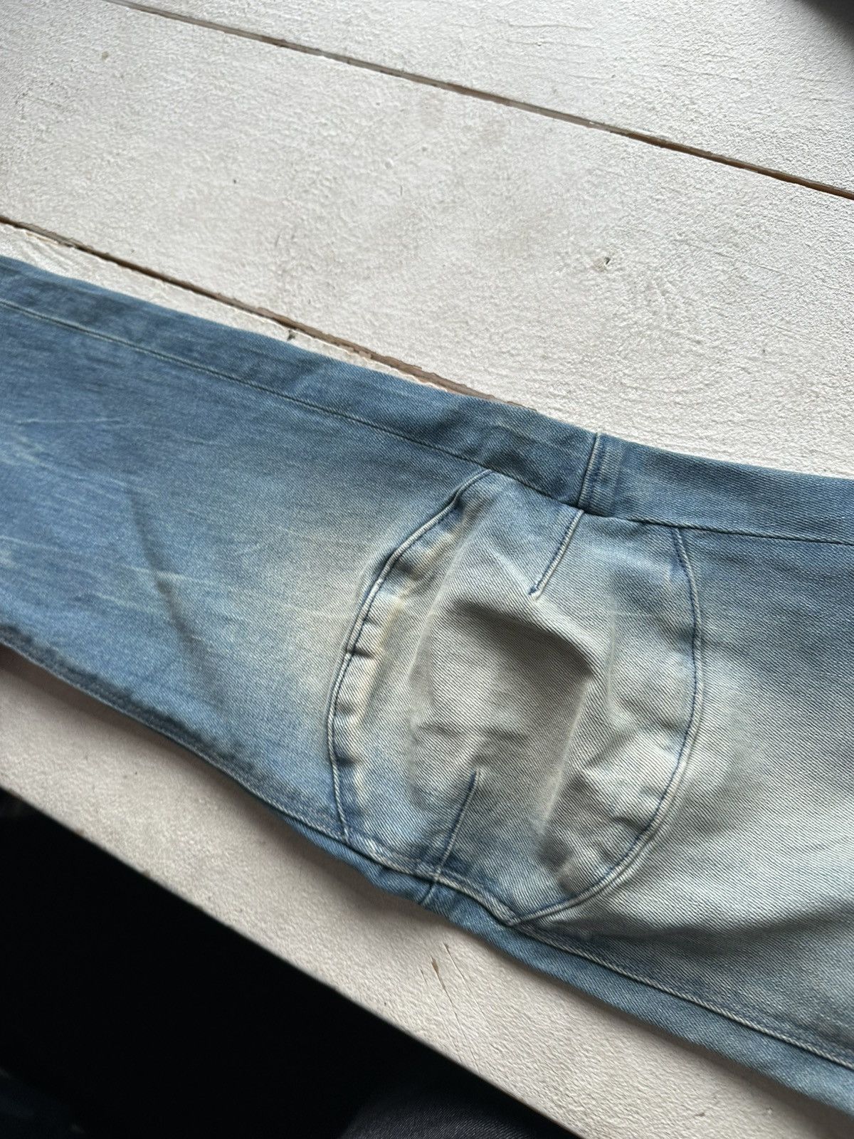 G-Star 🚨VNTG G STAR RAW BLUE FADED RARE AVANT GARDE JEANS Y2K Size 28" / US 6 / IT 42 - 6 Thumbnail
