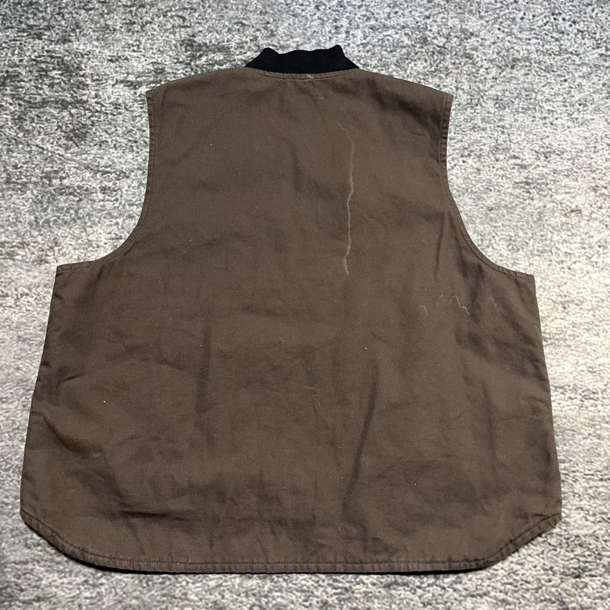 Carhartt VINTAGE CARHARTT BROWN CANVAS WORKWEAR VEST XXL Size US XXL / EU 58 / 5 - 7 Thumbnail
