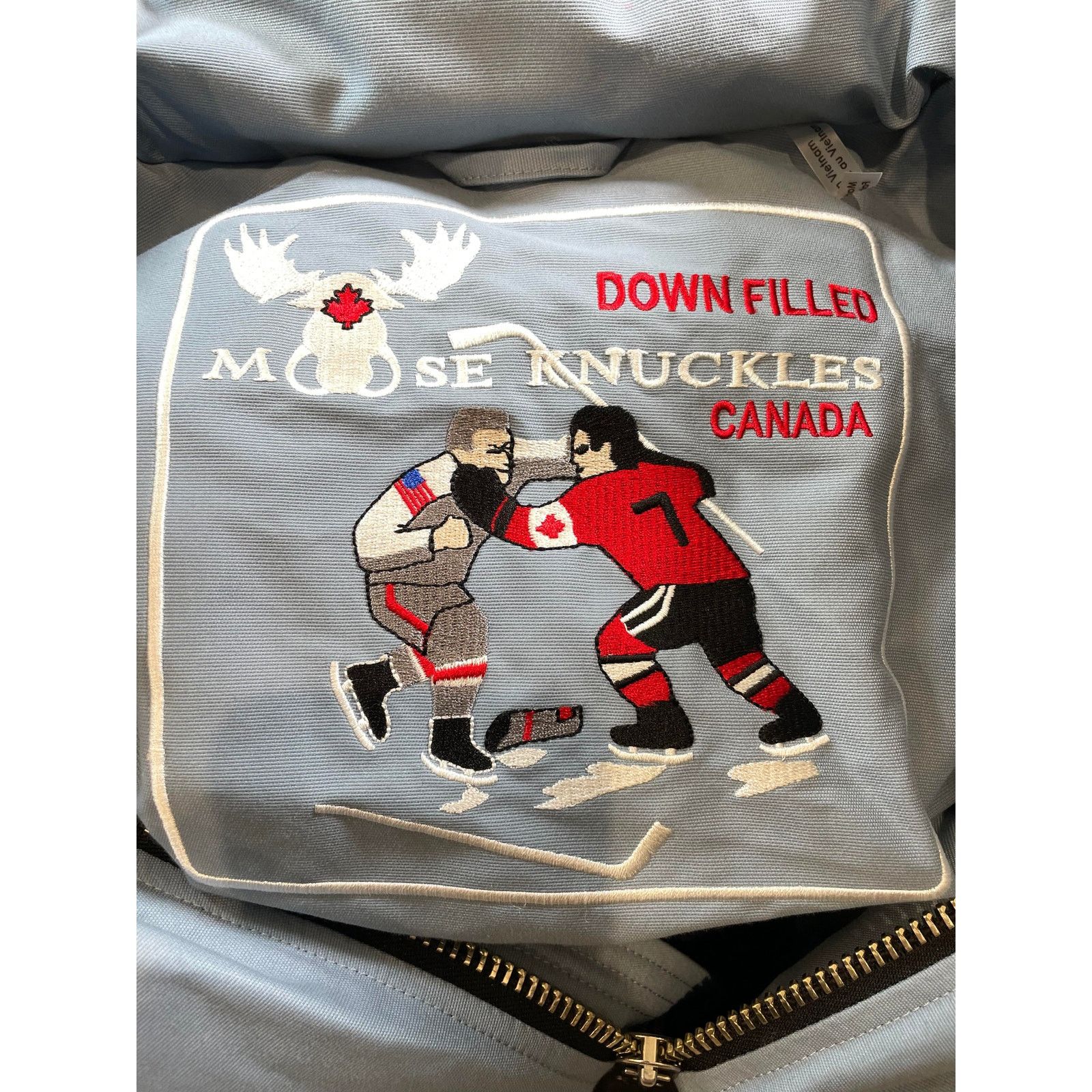 Moose Knuckles Moose Knuckles Babystone Ballistic Bomber Jacket Size US M / EU 48-50 / 2 - 14 Thumbnail