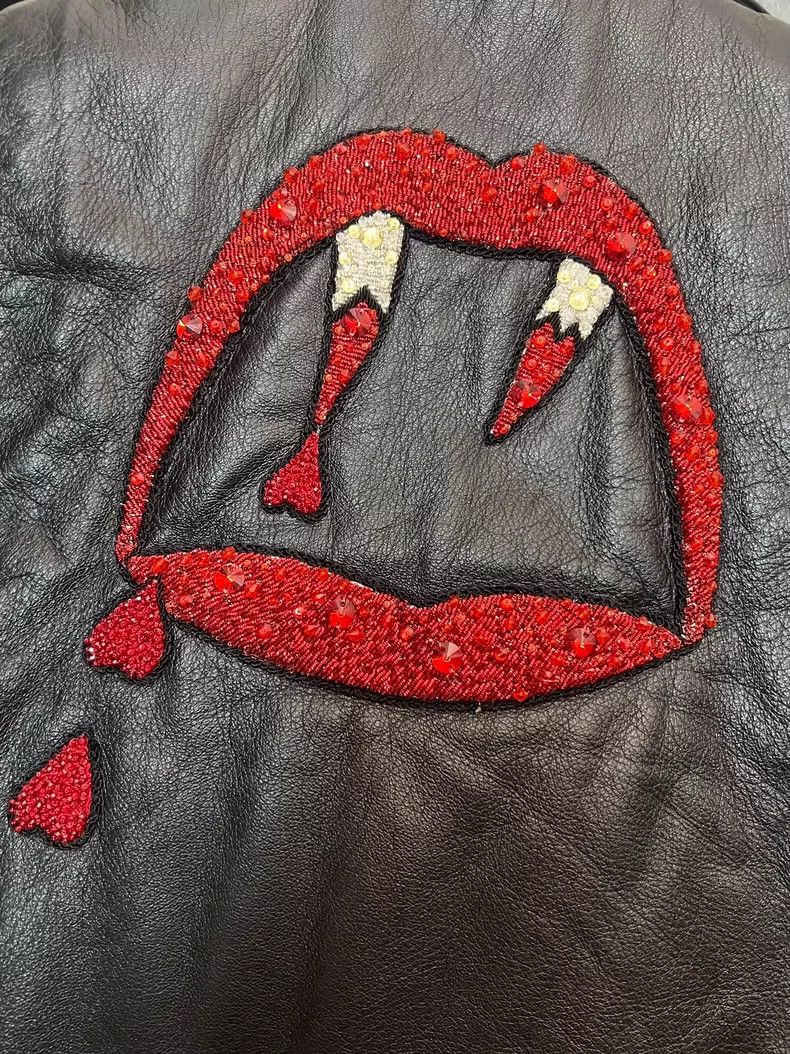 Saint Laurent Paris Saint Laurent 17 Spring and Summer Blood Teeth L17 Locomoti Size US M / EU 48-50 / 2 - 6 Thumbnail