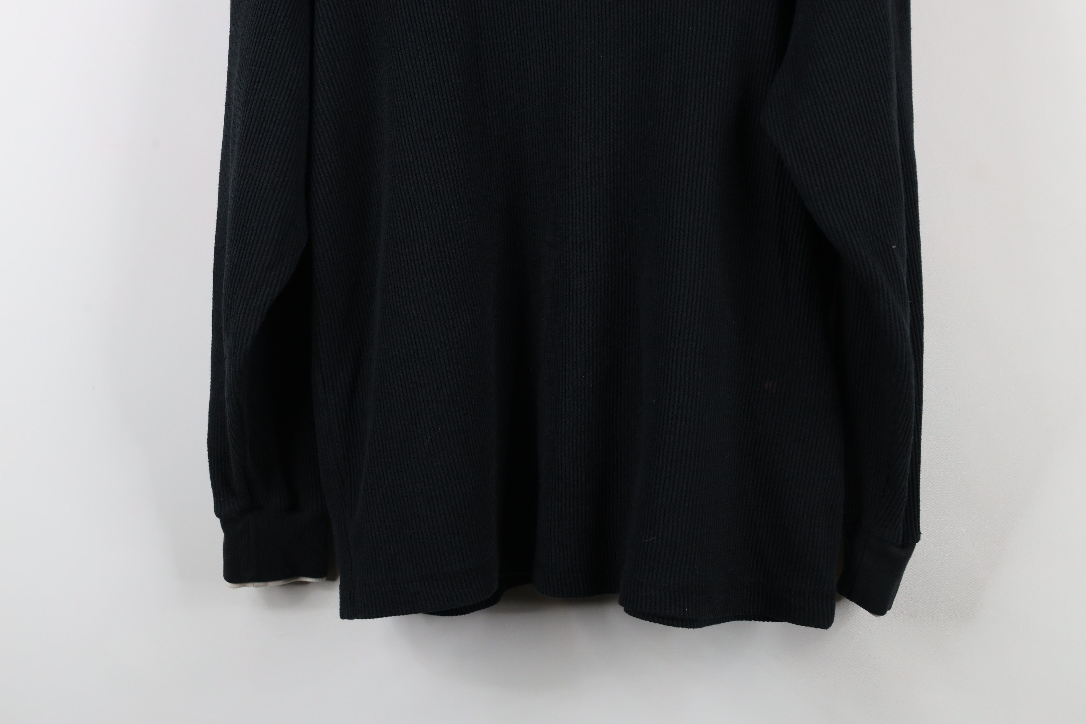 Vintage Vintage 90s Streetwear Layered Waffle Knit Henley T-Shirt Size L / US 10 / IT 46 - 14 Thumbnail