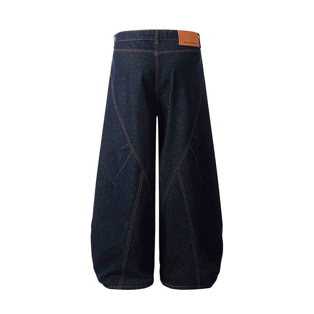 Japanese Brand × Jean Men's American button-down loose wide-leg scimitar jeans Size US 32 / EU 48 - 3 Thumbnail