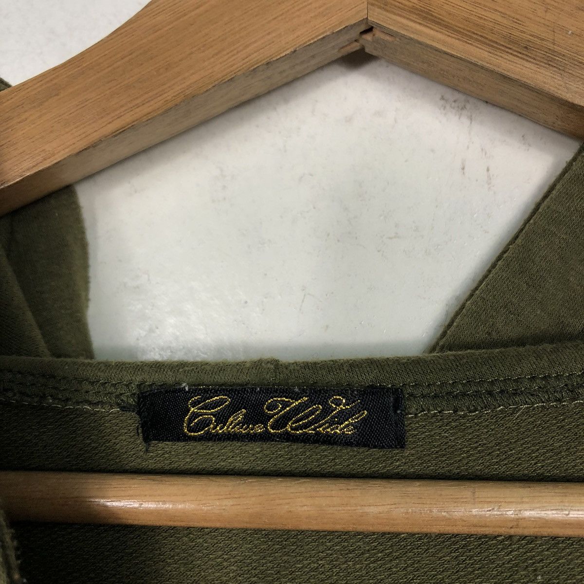 Japanese Brand Culture Wide Olive Punk Stud Hooded Sweatshirt Size US M / EU 48-50 / 2 - 23 Thumbnail