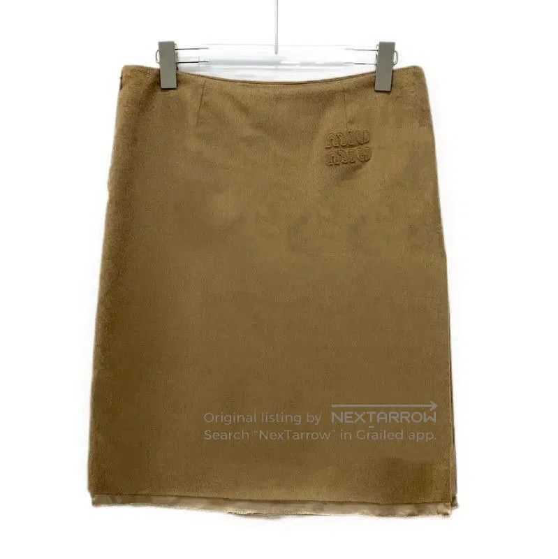 Miu Miu Miu Miu Brown Women's Skirt in Size S . Size 23" - 2 Thumbnail