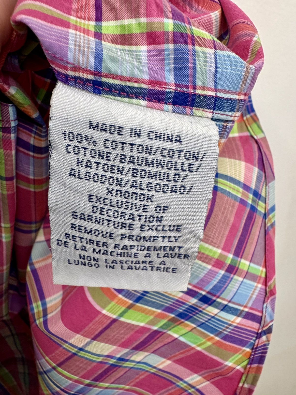 Polo Ralph Lauren Polo Ralph Lauren Men Cotton Shirt Multicolor Size M Size US M / EU 48-50 / 2 - 5 Thumbnail