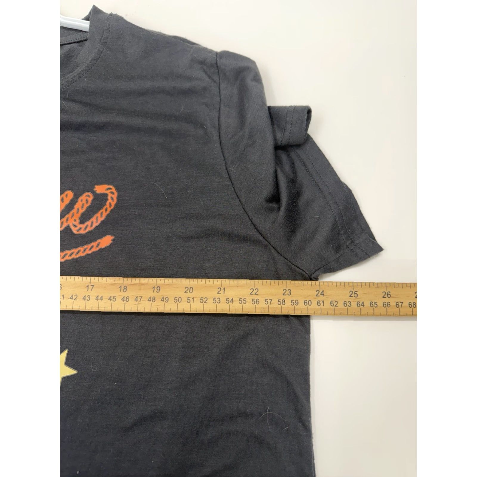 Shein SHEIN Curve Shirt Womens 2XL Gray Short Sleeve Yeehaw Cowgirl Shirt Women casual solid pattern Round Neck Pullover All Seasons Size XXL / US 16-18 / IT 52-54 - 6 Thumbnail