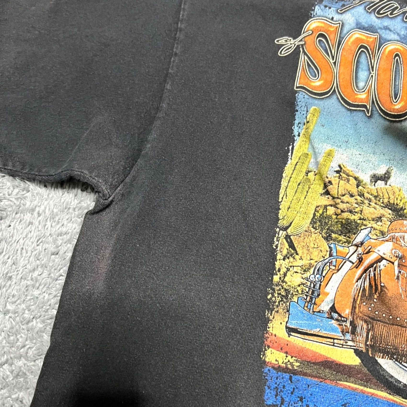 Harley Davidson Harley Davidson Shirt Mens Large Tshirt Scottsdale Arizona Motorcycle fading Black L Regular Mens Size US L / EU 52-54 / 3 - 5 Thumbnail