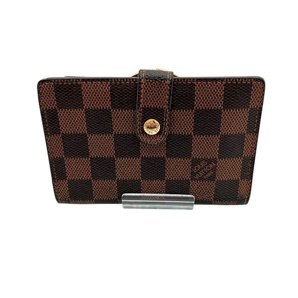 Louis Vuitton Louis Vuitton Louis Vuitton Portefeuille Viennois Damier Wallet Canvas Short Wallet N61674 Size ONE SIZE - 1 Thumbnail