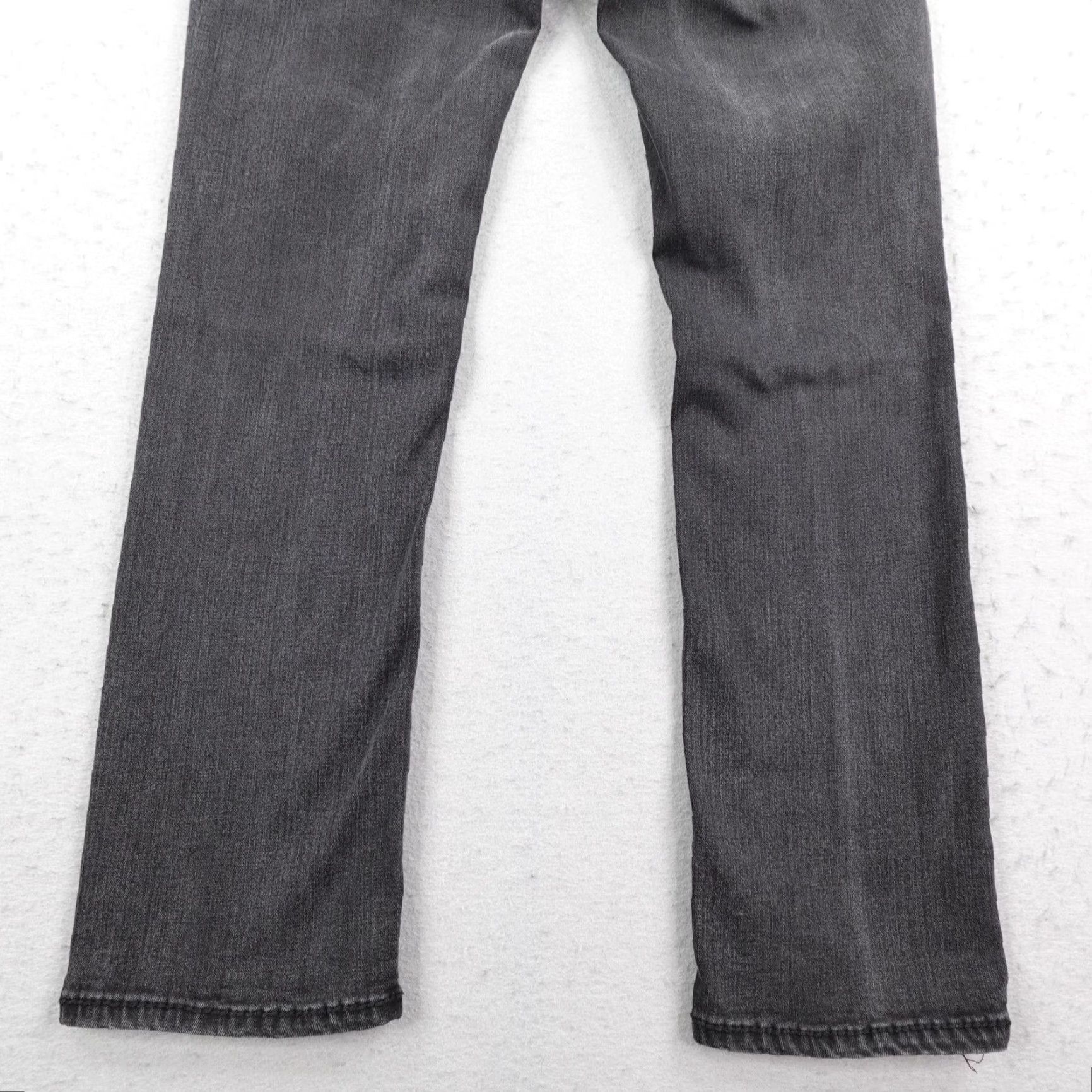 Vintage Salvage Jeans Mens 30x30 Black Denim Havoc Straight Slim Fit Buckle Exclusive Size US 30 / EU 46 - 6 Thumbnail